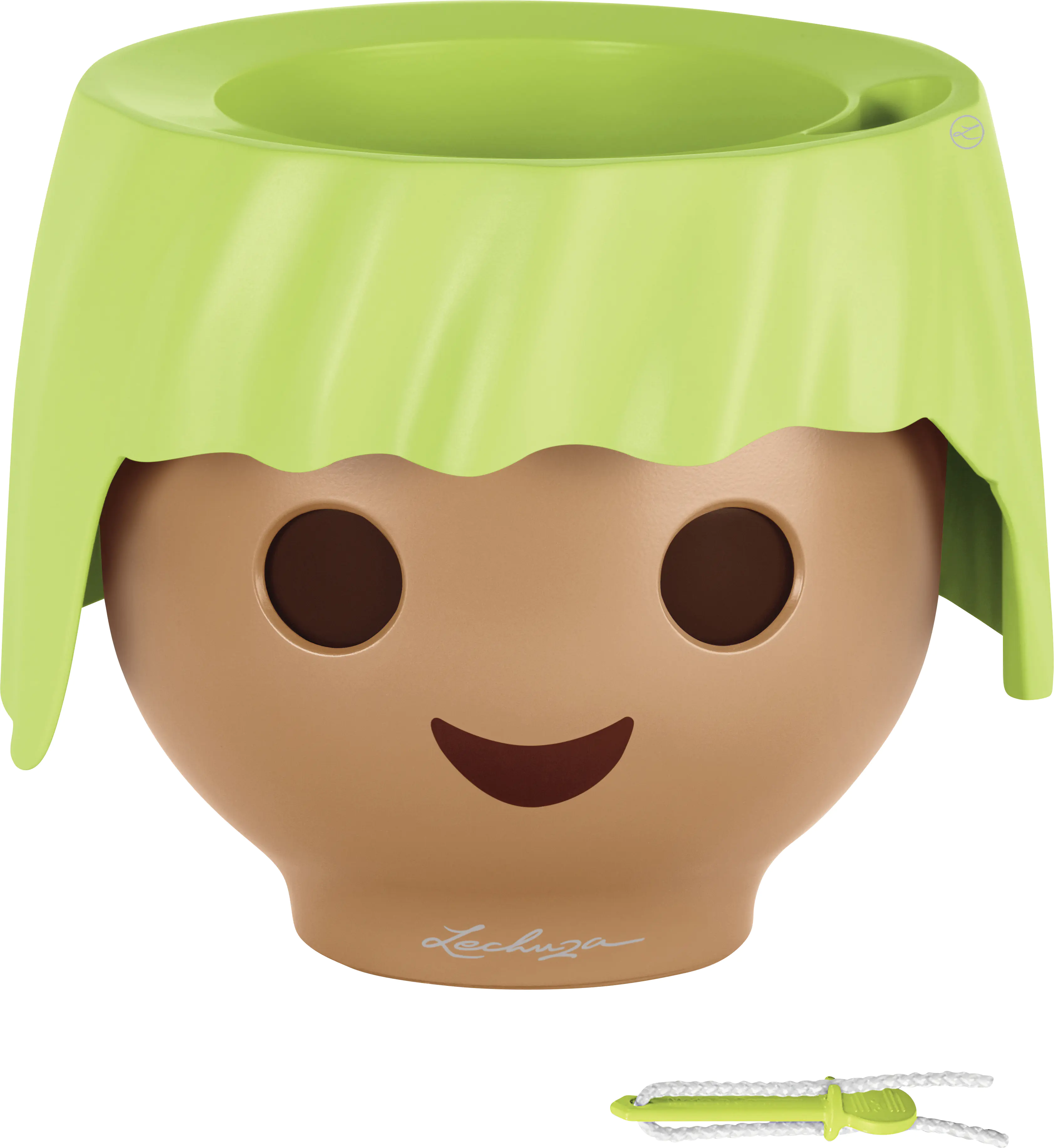 Lechuza Blumentopf Playmobil®Ojo Ø 21 cm apple green 