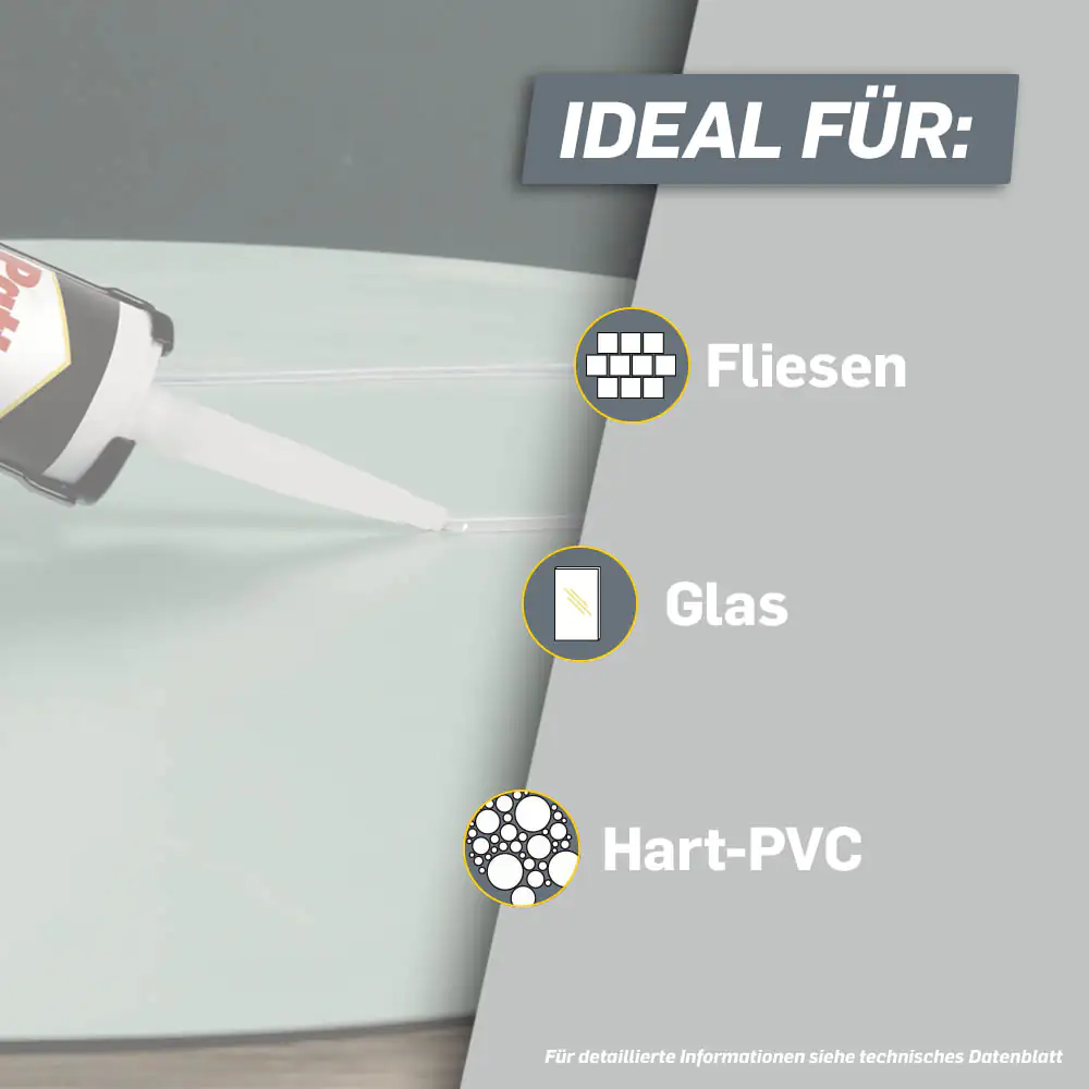 Pattex Montagekleber Kleben statt Bohren Kristallklar 290 g Kartusche, transparent Pattex Montagekleber Kleben statt Bohren Kristallklar 290 g Kartusche, transparent