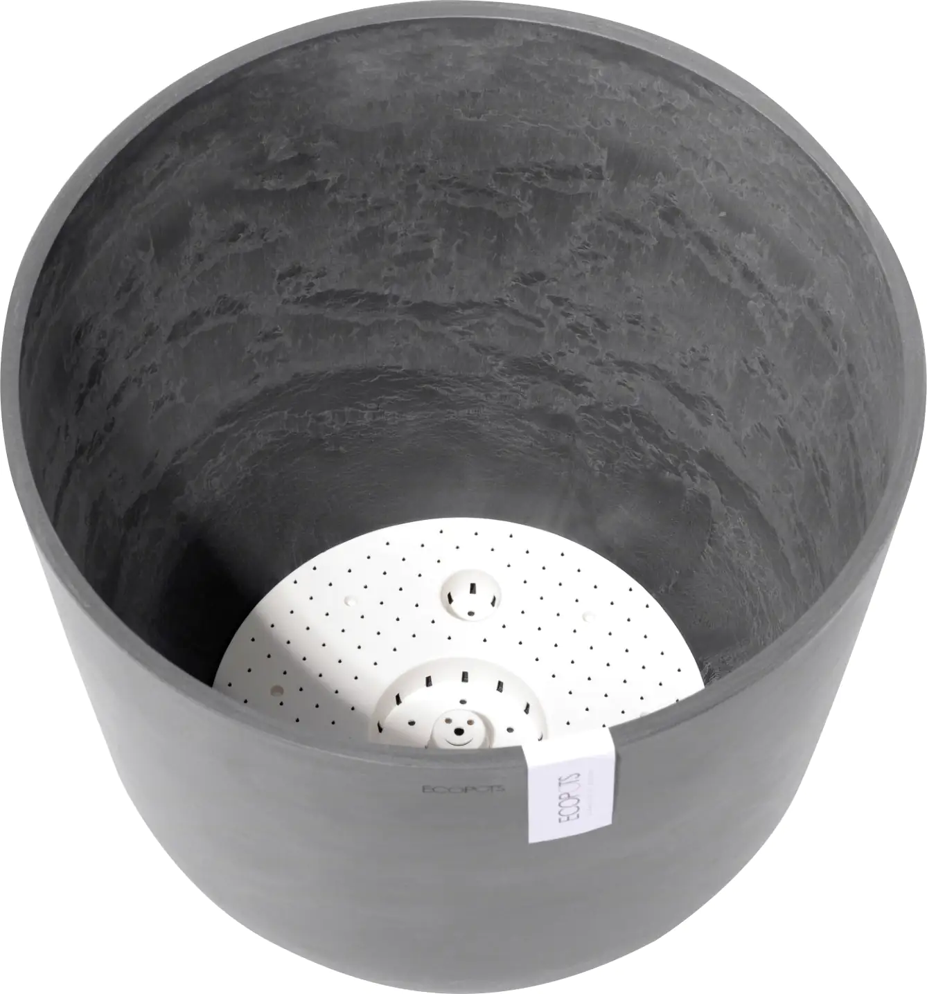 Ecopots Pflanztopf Oslo Ø 45 x 39,2 cm grau Ecopots Pflanztopf Oslo Ø 45 x 39,2 cm grau