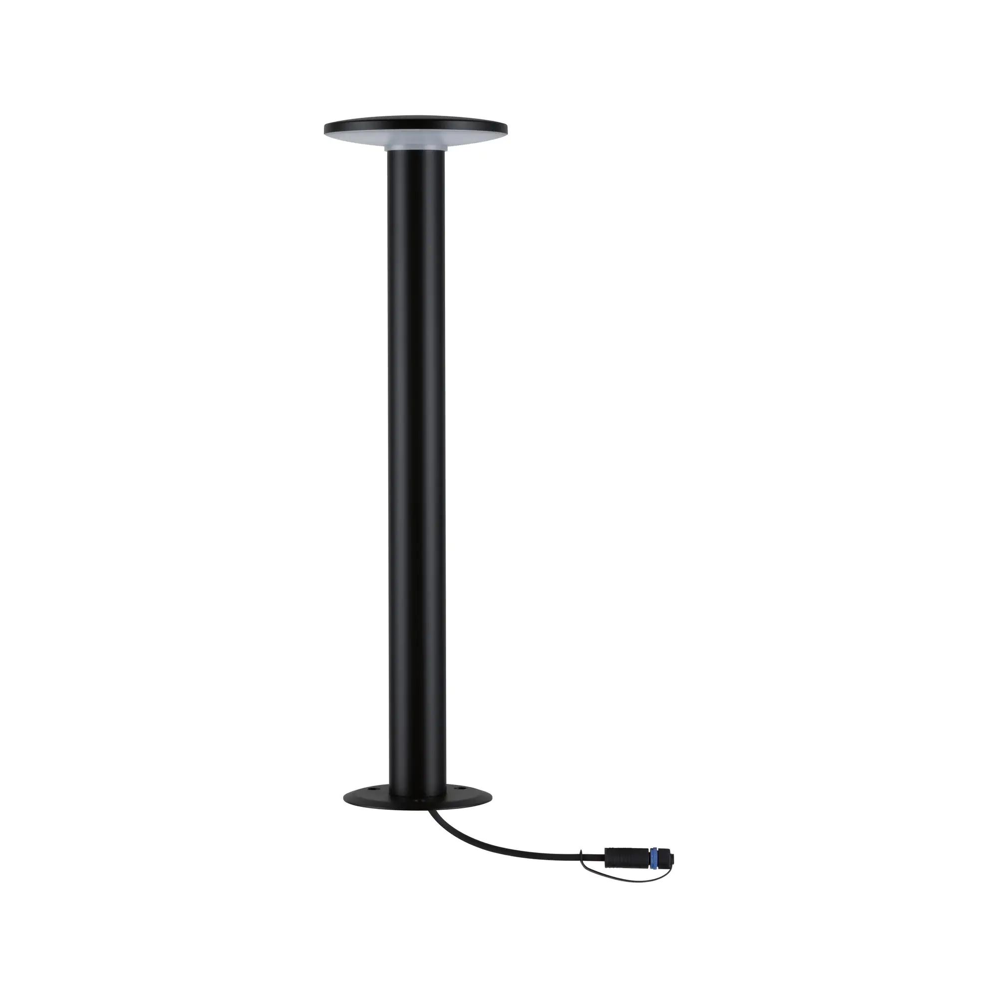 4000870943120_1 Paulmann Plug & Shine Poller Plate Outdoor anthrazit 60 cm warmweiß