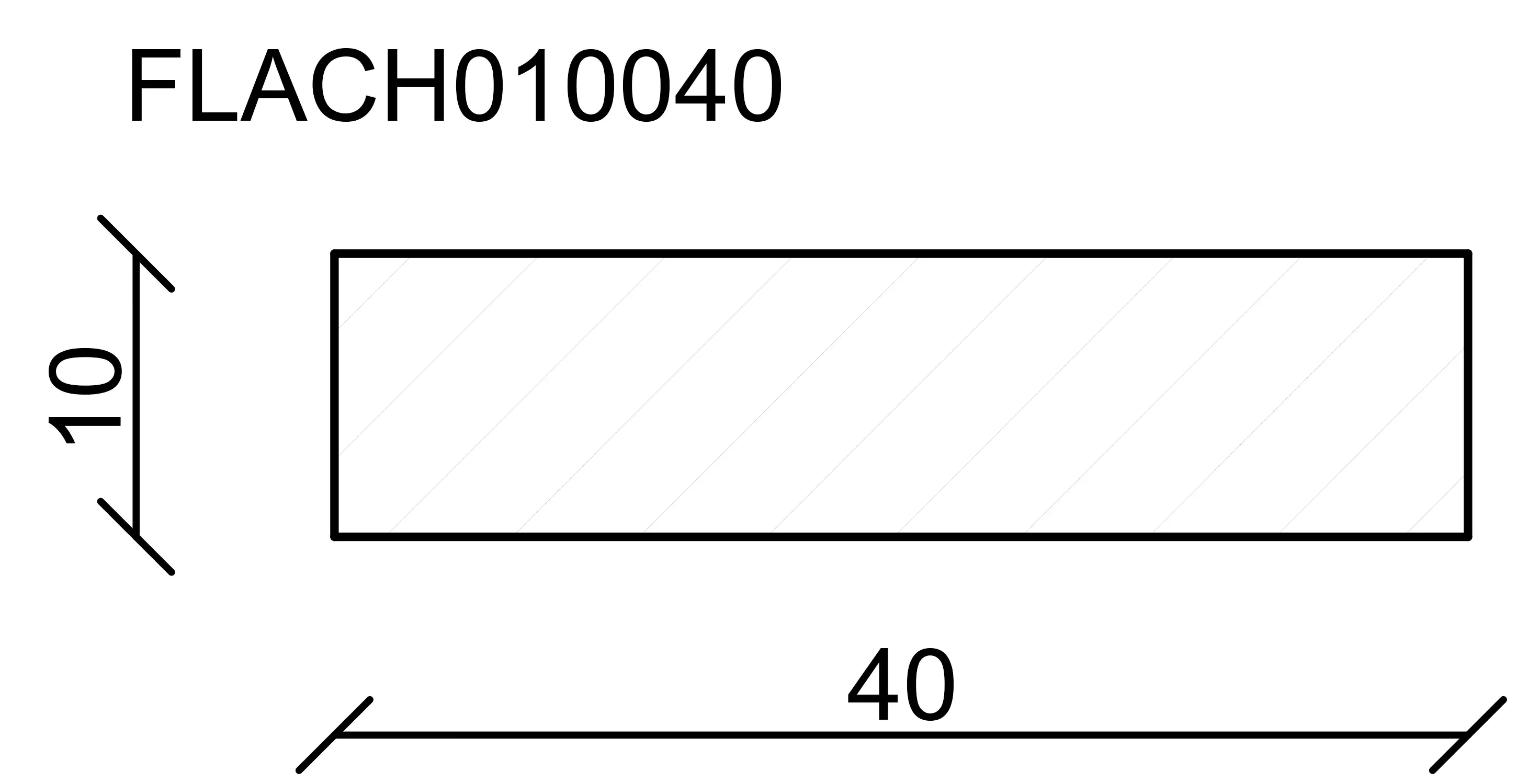 FN Neuhofer Flachleiste 240 cm 40 x 10 mm Fichte/Kiefer