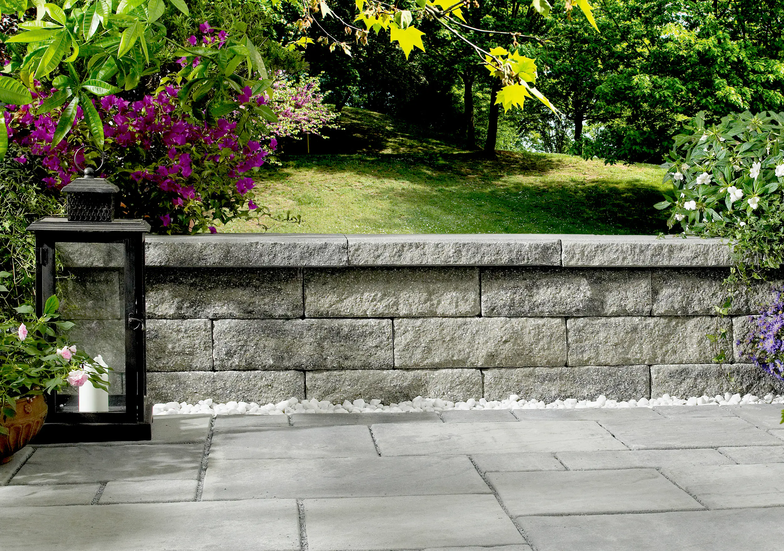 Kann Mauerstein Bruchstein 25 x 25 x 15 cm grau