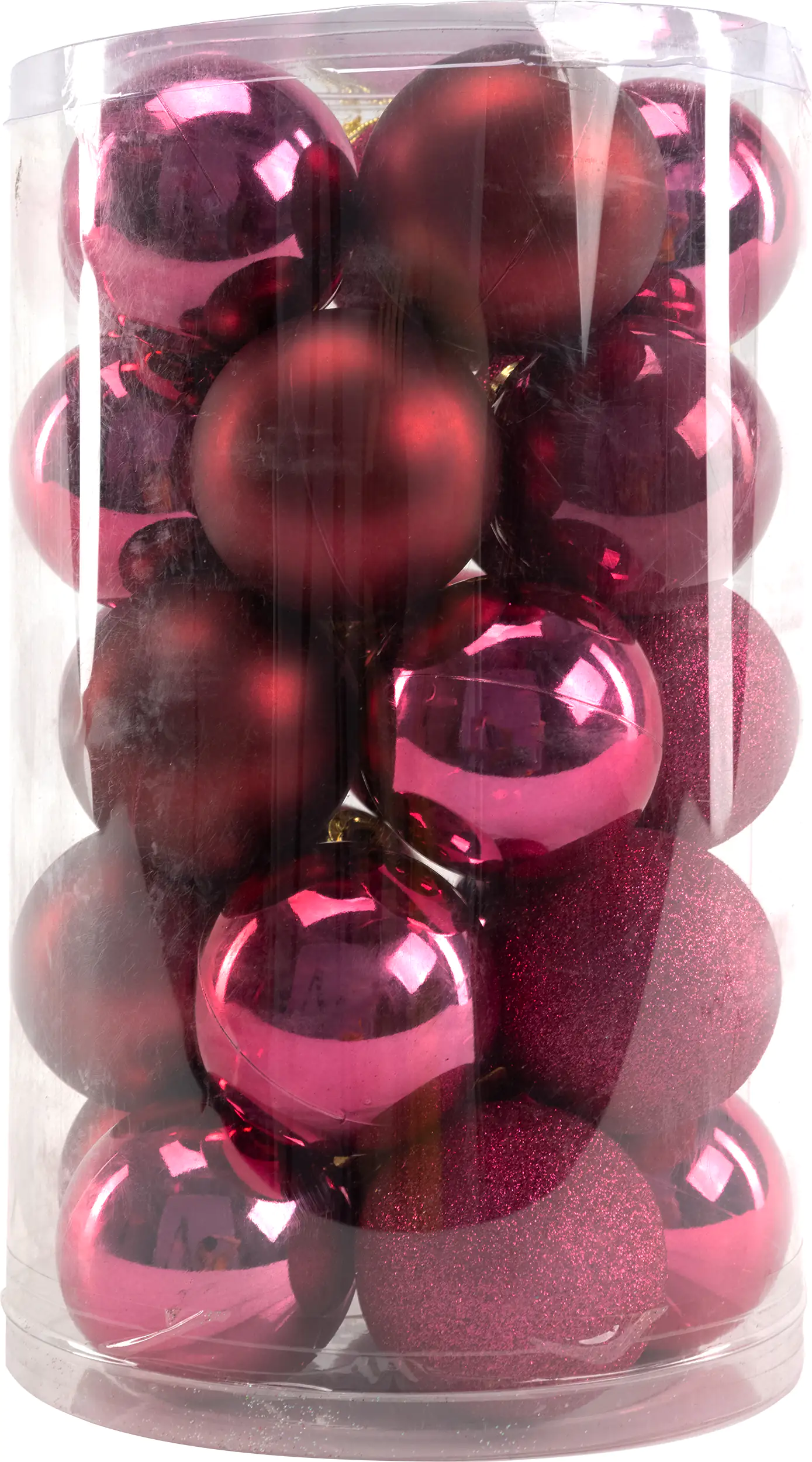 4333692539944 TrendLine Weihnachtskugeln bruchfest, langlebig Ø 6 cm magnolienrosa 25 Stück