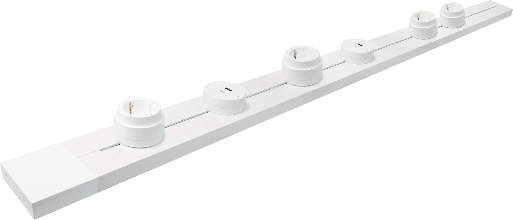 Schwaiger Modulare Stromleiste 100 cm max. 3680W weiß Schwaiger Modulare Stromleiste 100 cm max. 3680W weiß