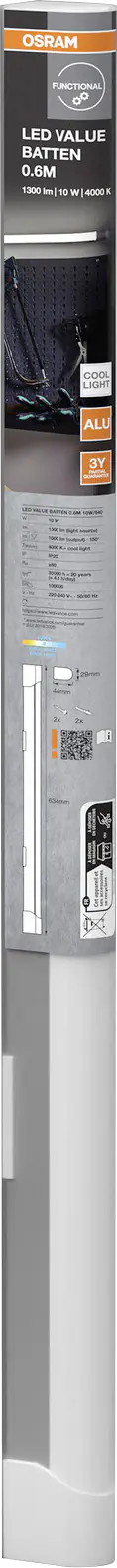 Osram LED Lichtleiste Value Batten 60 cm 10 Watt