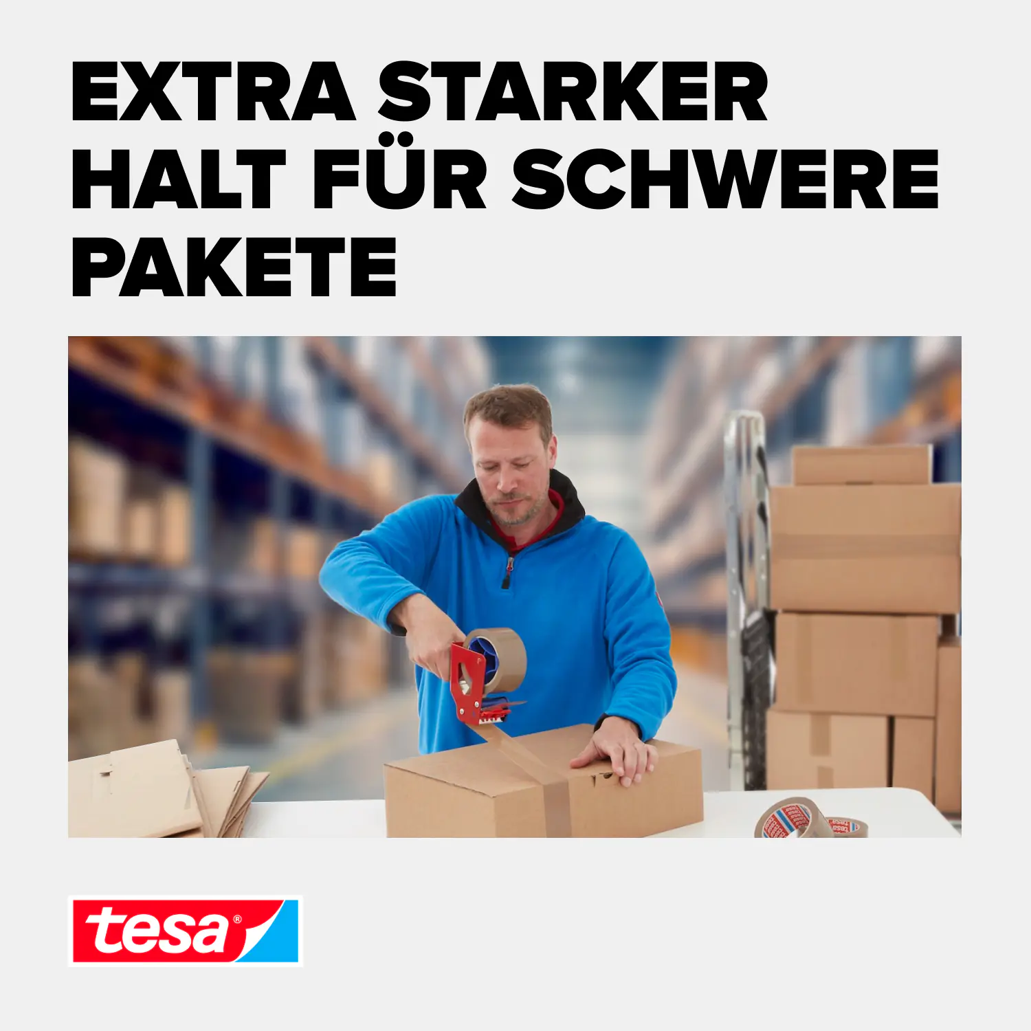 tesa Pack Extreme 50 m x 50 mm, braun