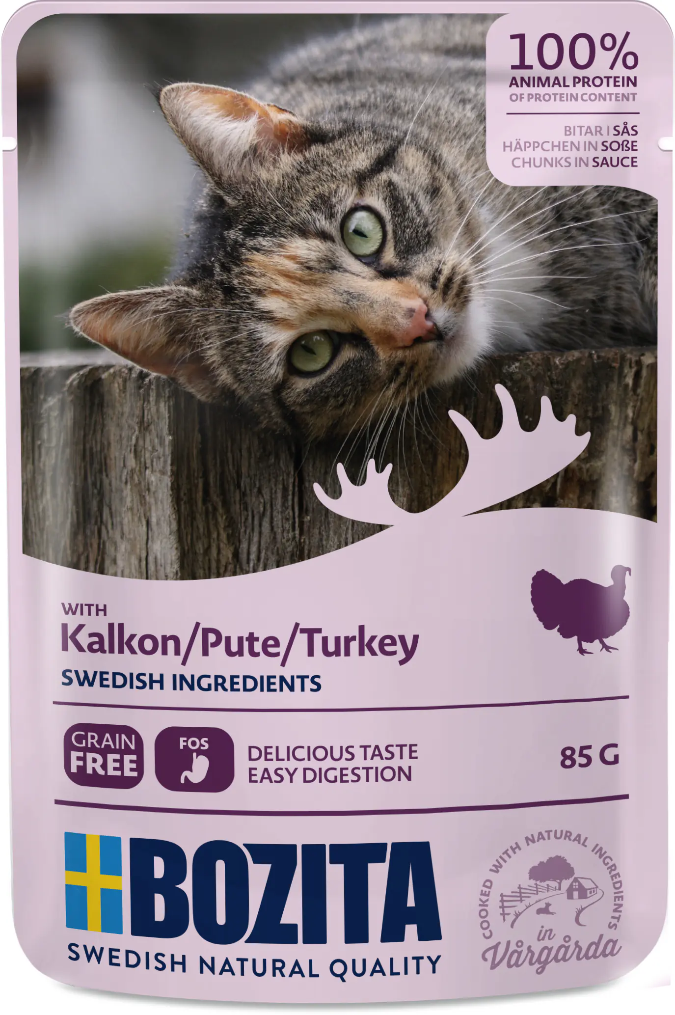Bozita Cat HiS Katzennassfutter Adult getreidefrei 85 g Pute