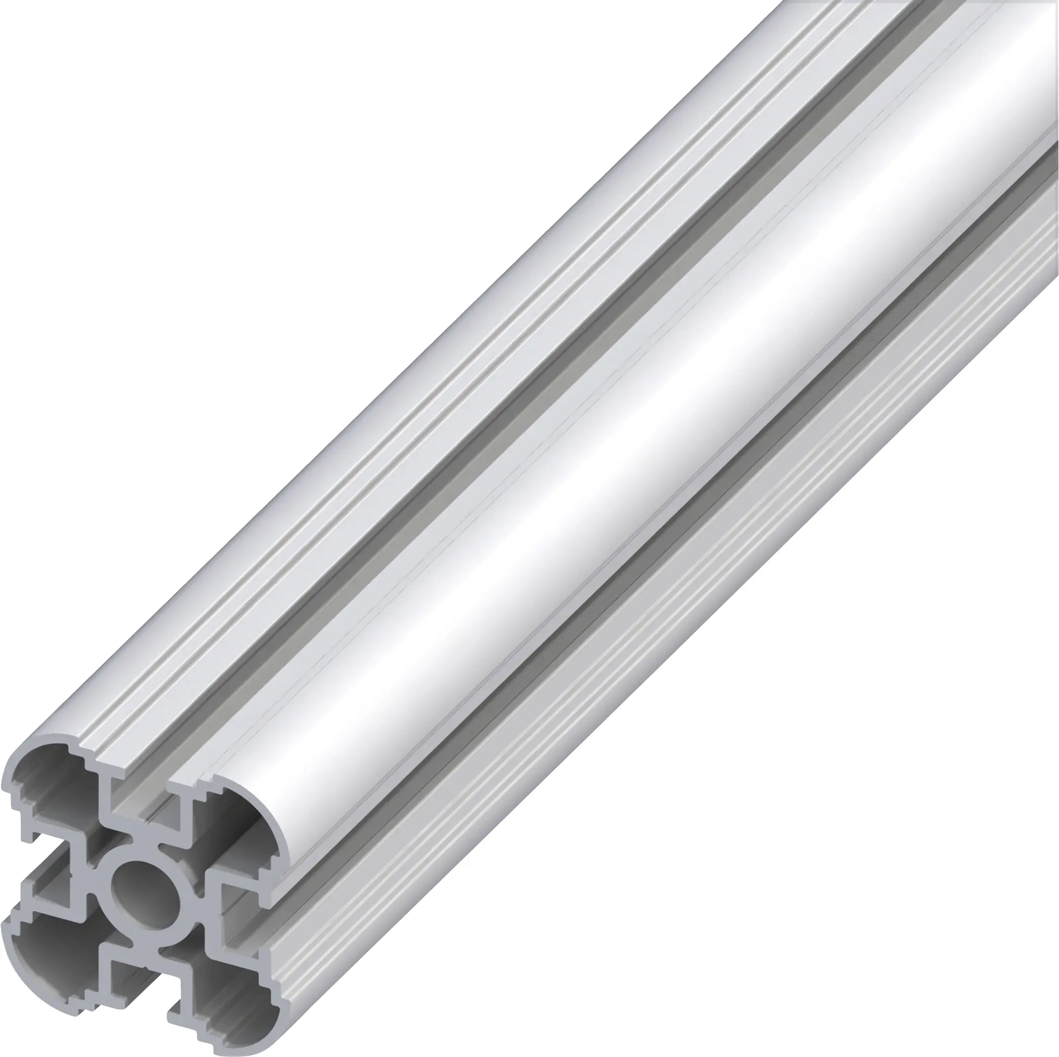 coaxis®-Säulen-Profil 2.5 m, 35.5 mm Aluminium eloxiert silber coaxis®-Säulen-Profil 2.5 m, 35.5 mm Aluminium eloxiert silber