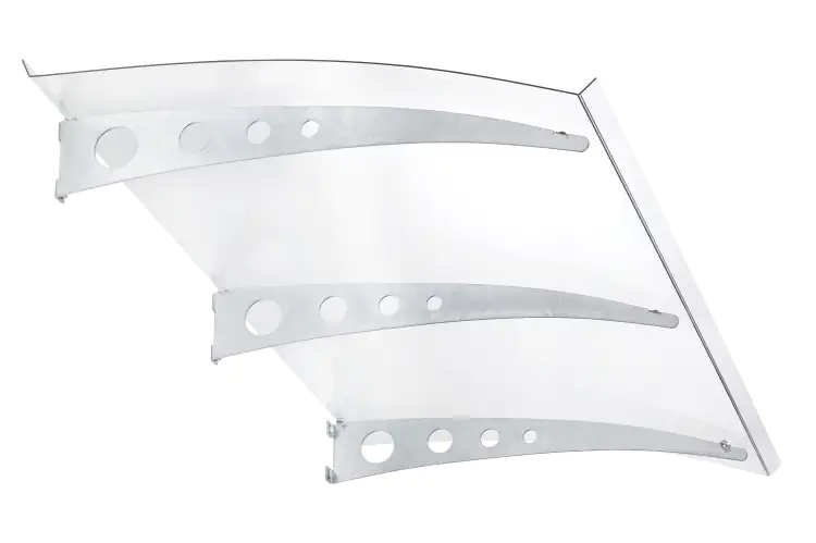 Gutta Vordach Pico-Top Aluminium, Polycarbonat klar