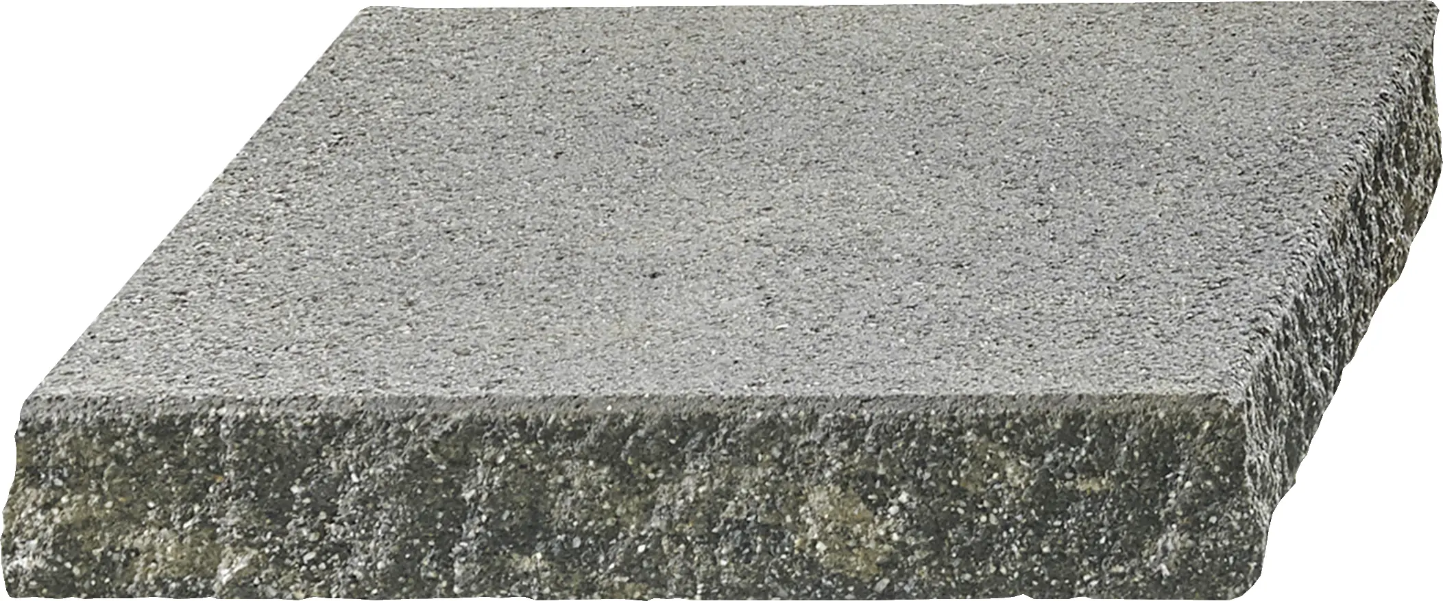 Kann Bruchsteinmauer Pfeilerelement 37,2 x 18,5 x 15 cm grau-nuanciert