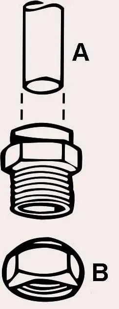 Cornat Übergangsnippel Ø 15 mm / 3/8"