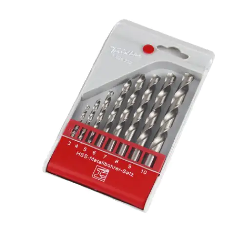 TrendLine Bohrer-Set für Metall 8-teilig Rundschaft TrendLine Bohrer-Set für Metall 8-teilig Rundschaft