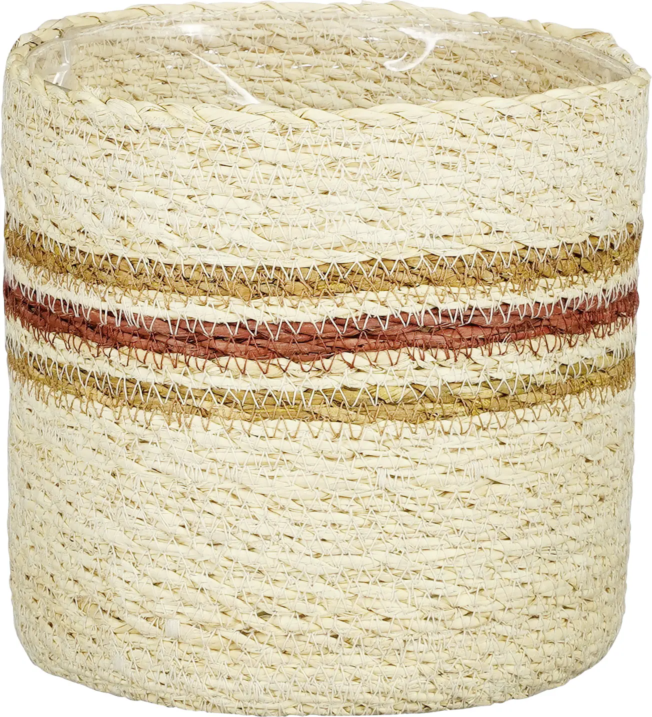 Mica Übertopf Korb Jameson Ø 18 x 18 cm Seegras gelb