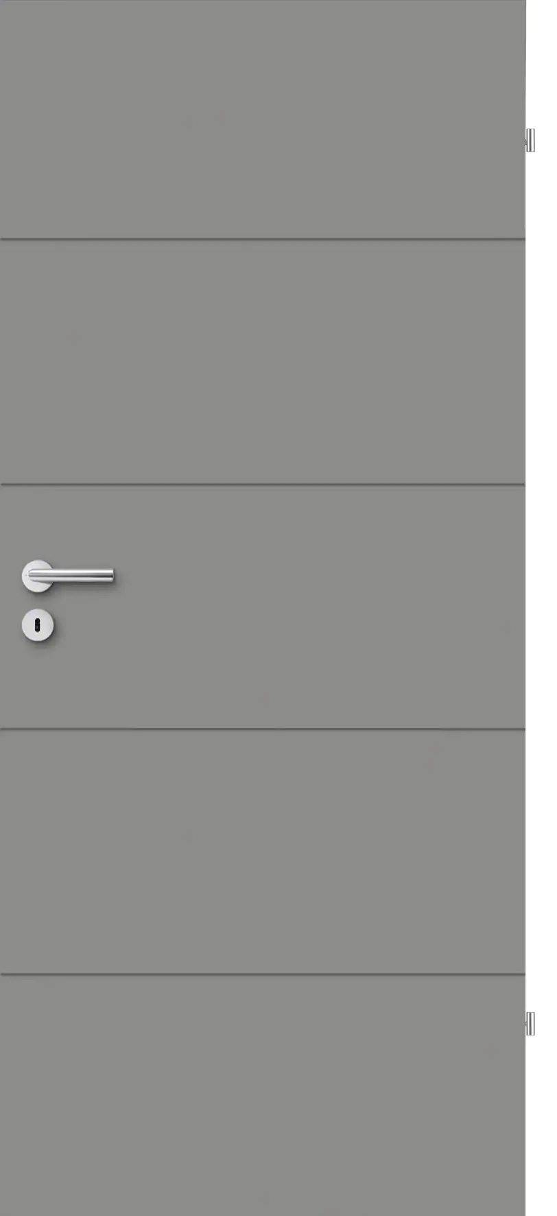 Borne Türblatt Fila 5 Lack edelgrau Röhrenspan
