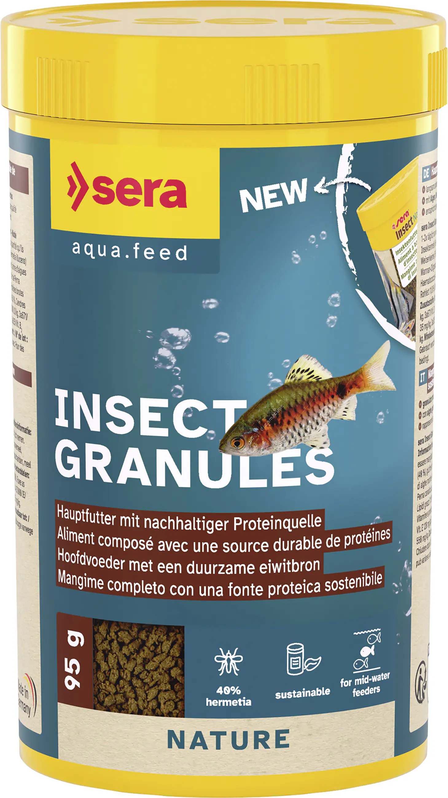 Sera Fischfutter mit Insekten Insect Granules 250 ml