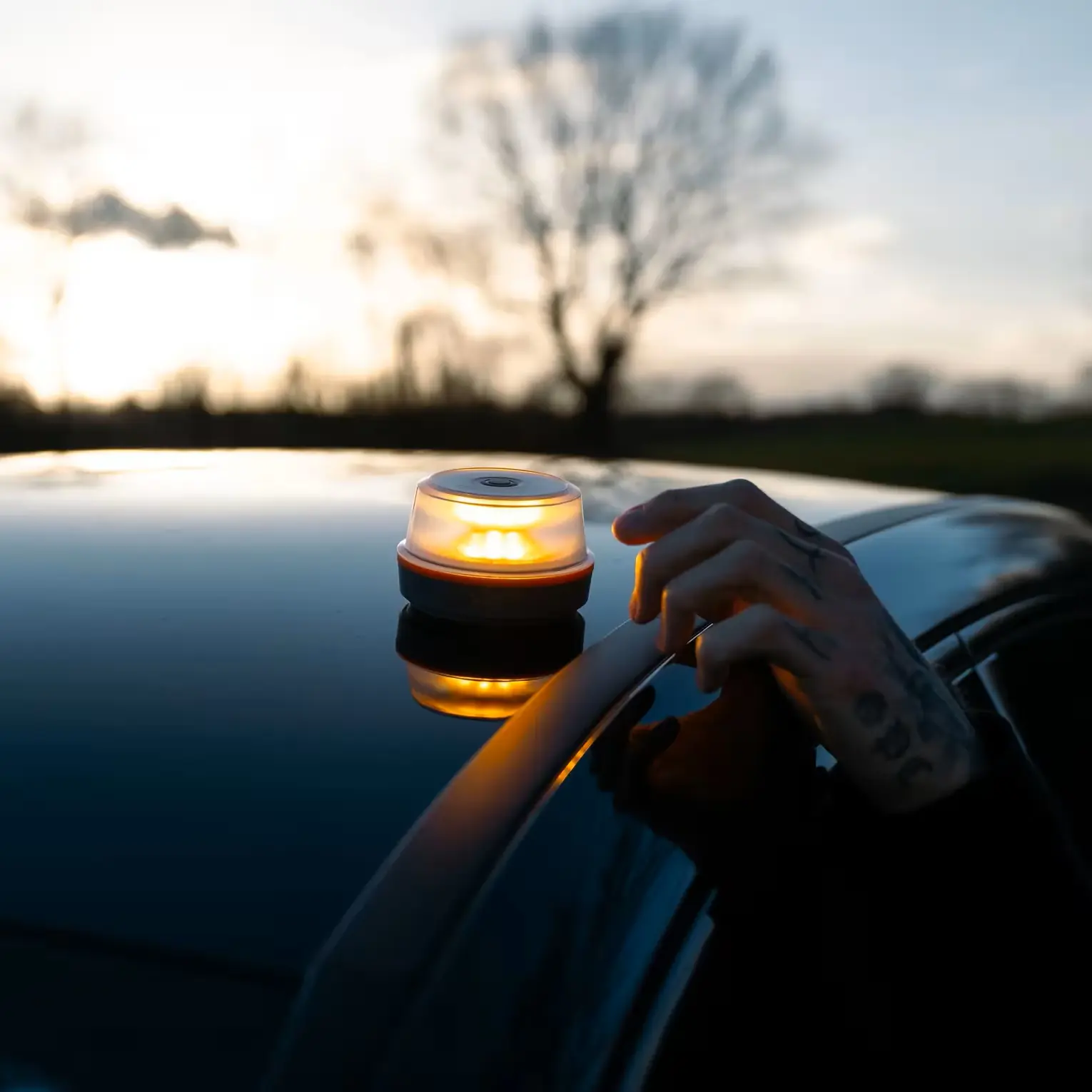 OSRAM LED-Warnlicht guardian Road Flare Signal TA20 NXT silber