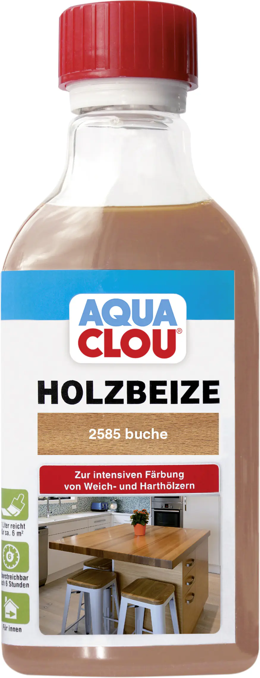 Aqua Clou Holzbeize 250 ml buche Aqua Clou Holzbeize 250 ml buche