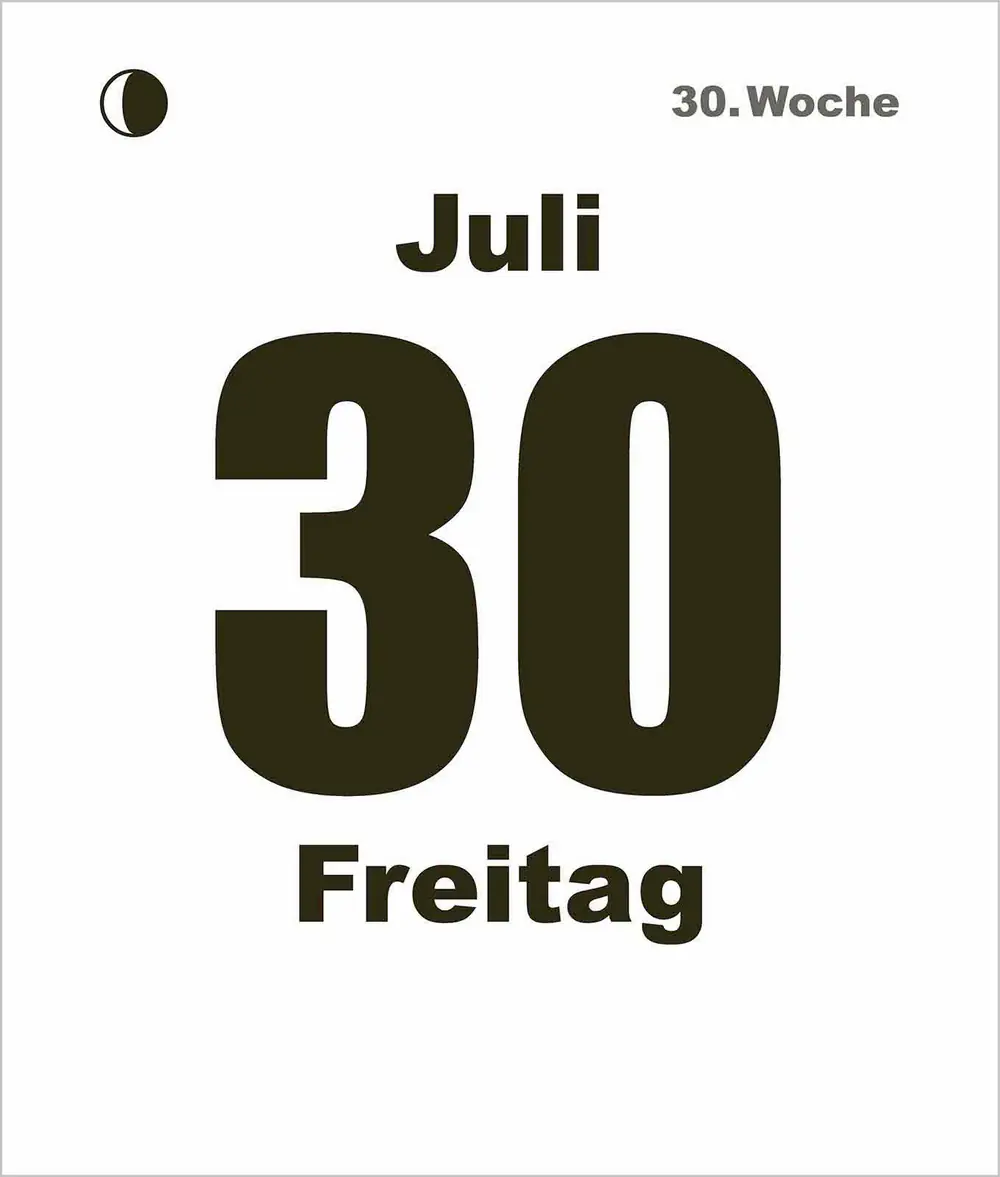 Korsch Kalender Tages-Abreißkalender Mini 2027 