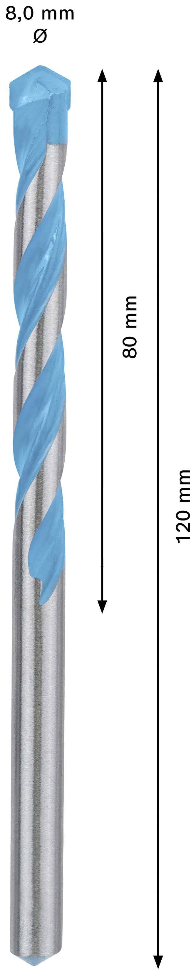 Bosch Expert CYL-9 Rundschaftbohrer Ø 8 mm