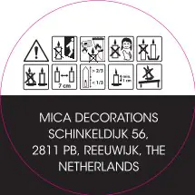 Mica Kerzenplateau Coast gold Eisen Ø 11 cm