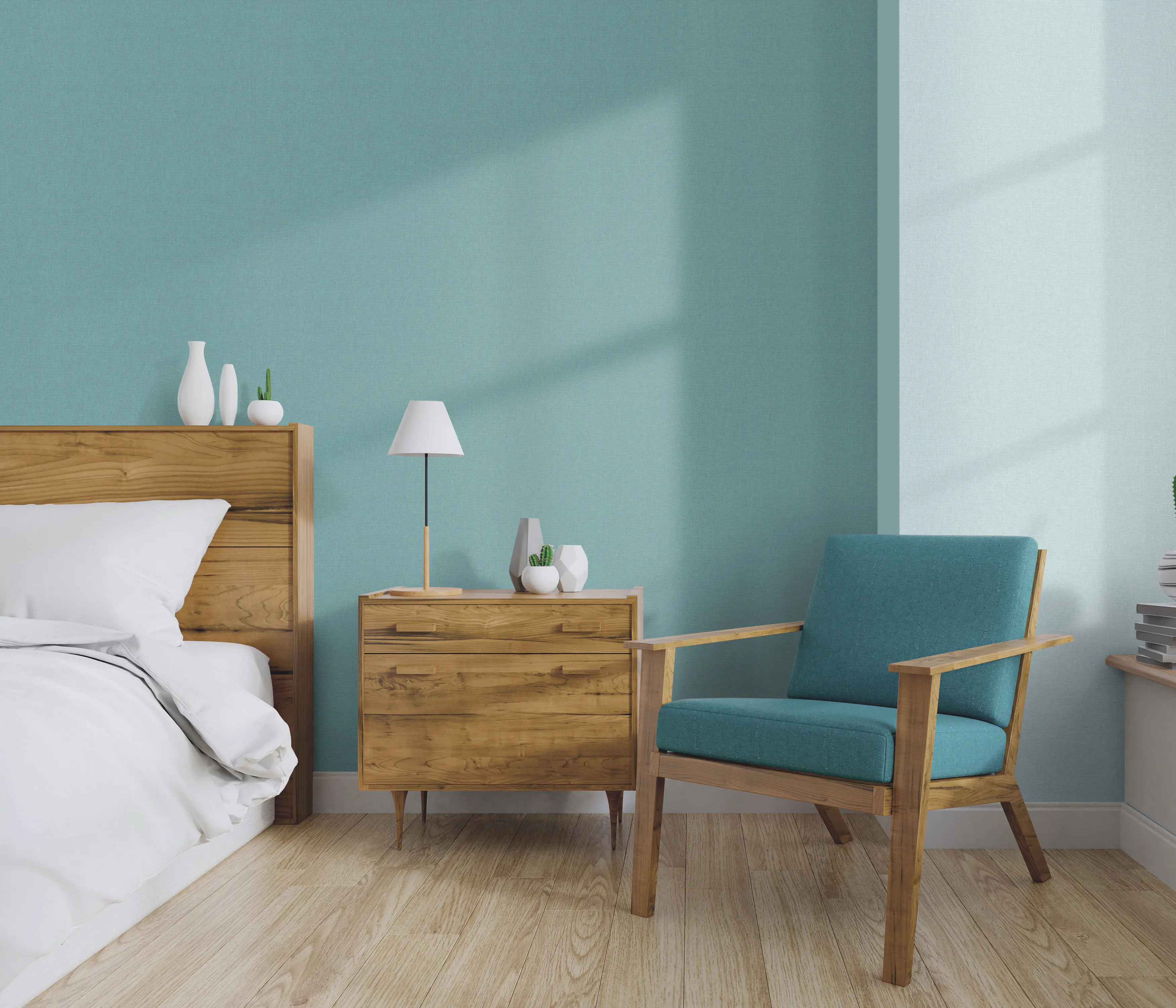 Erismann Vliestapete Uni hellblau 10,05 x 0,53 m