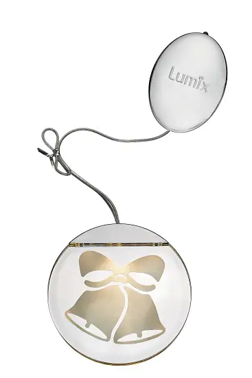 Krinner Lumix LED Deko Light Glocke, LED, Ø 10 cm