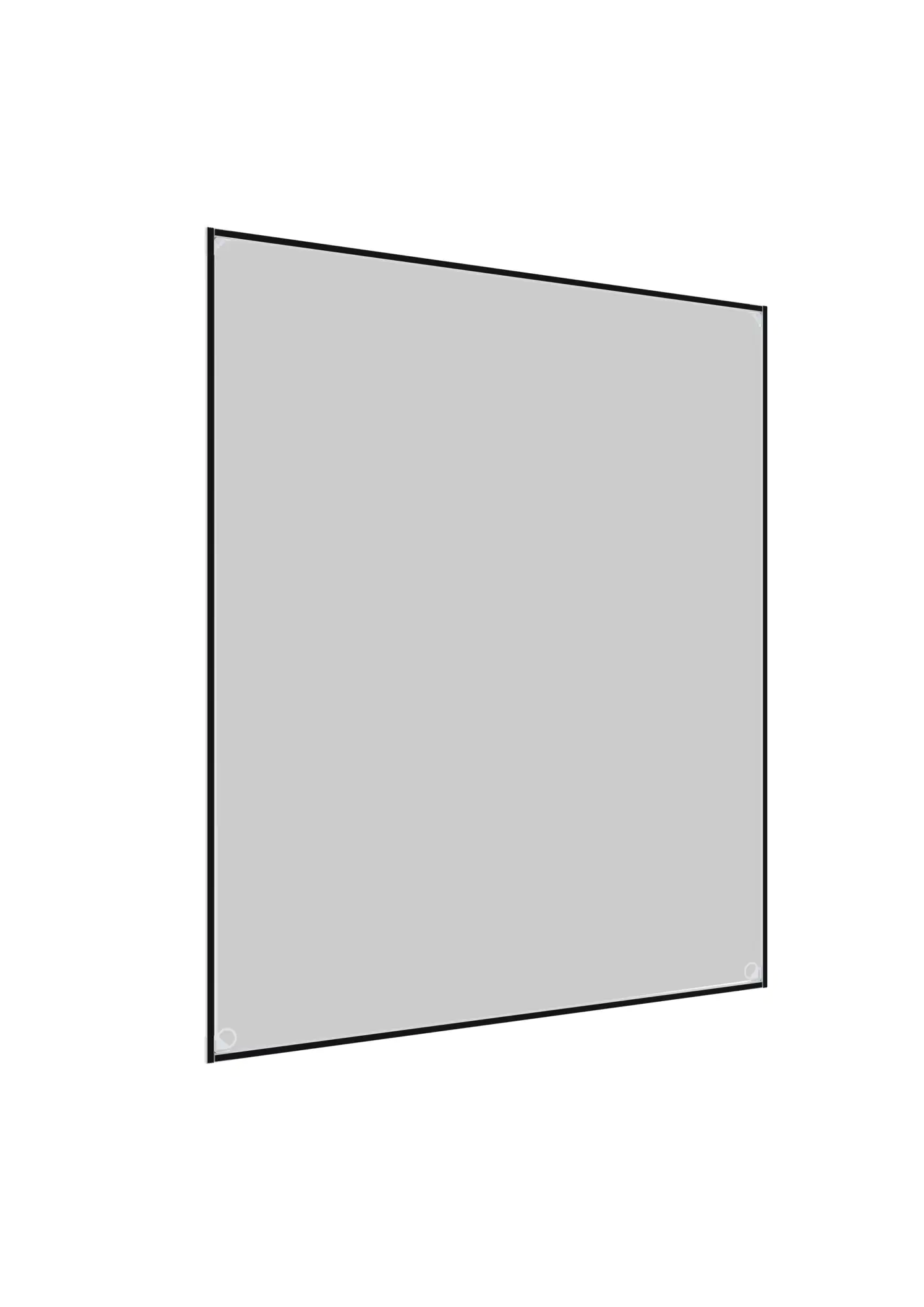 Windhager Pollenschutz-Magnetfenster 100 x 120 cm grau/weiß kürzbar