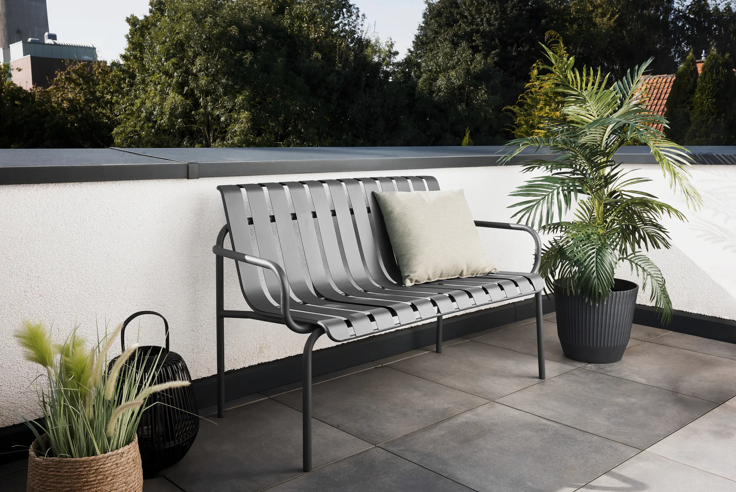 Primaster Gartenbank Matera 2-Sitzer inkl. Auflage