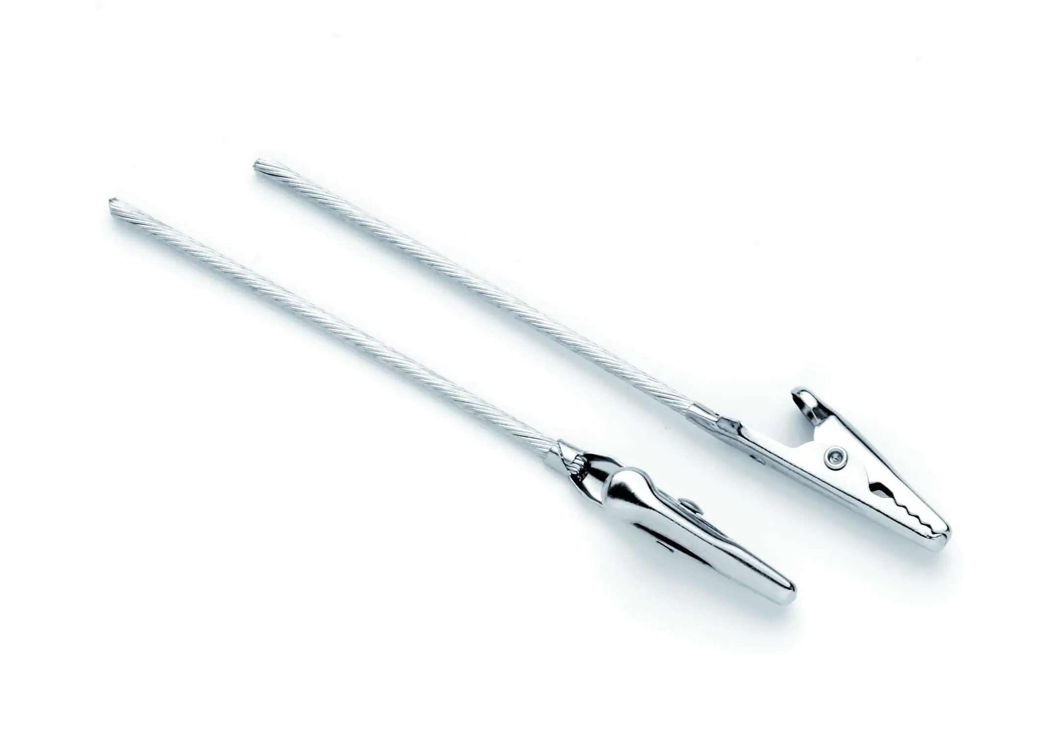 Glorex Krokodilklammern mit Draht 4 Stück