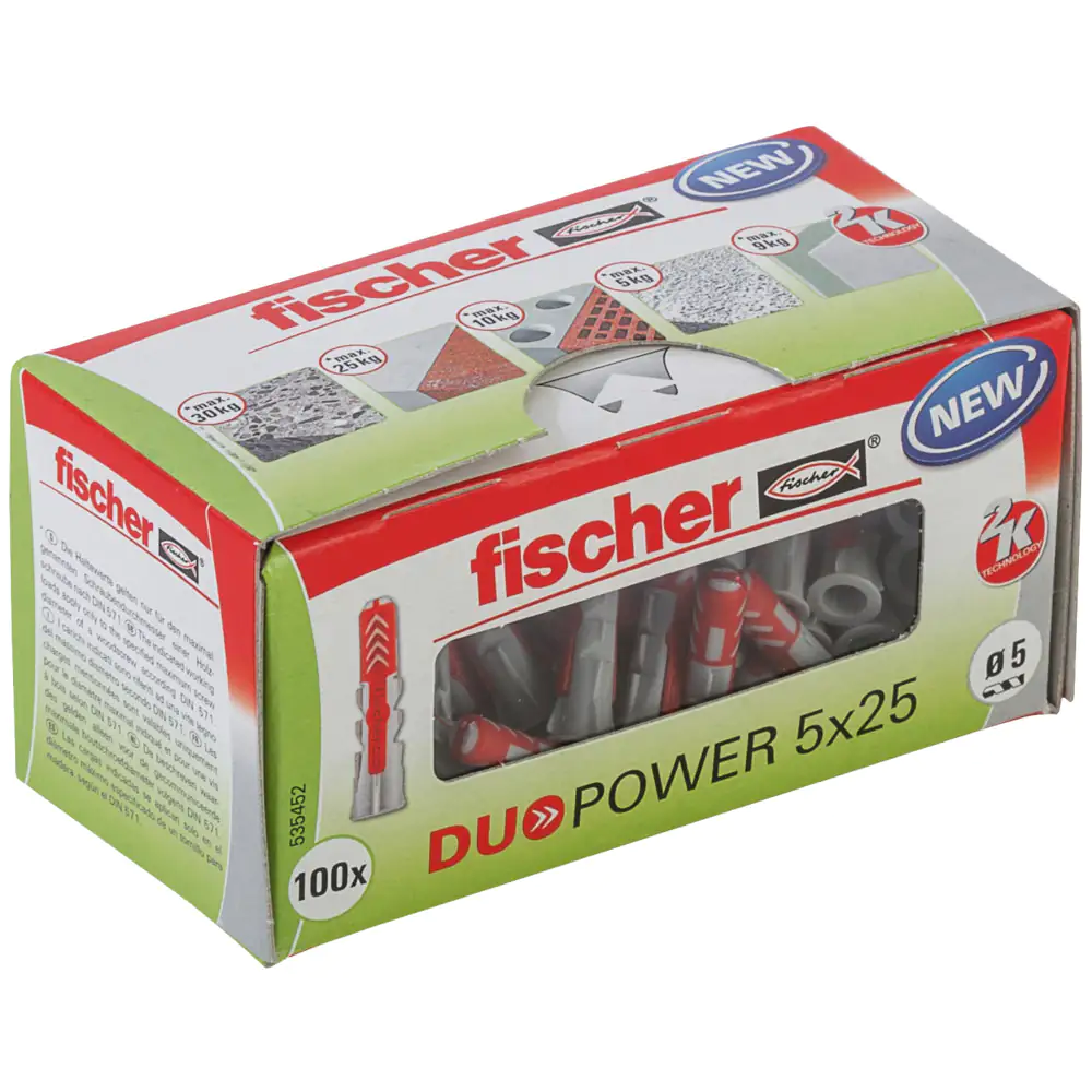 Fischer Dübel Duopower 5.0 x 25 mm - 100 Stück