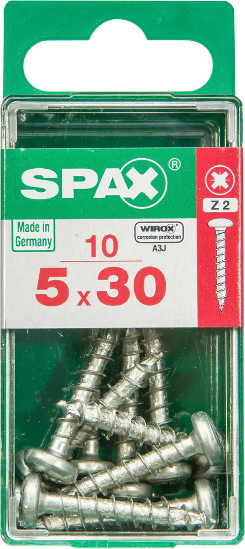 Spax Universalschrauben 5.0 x 30 mm TX 20 - 10 Stk.