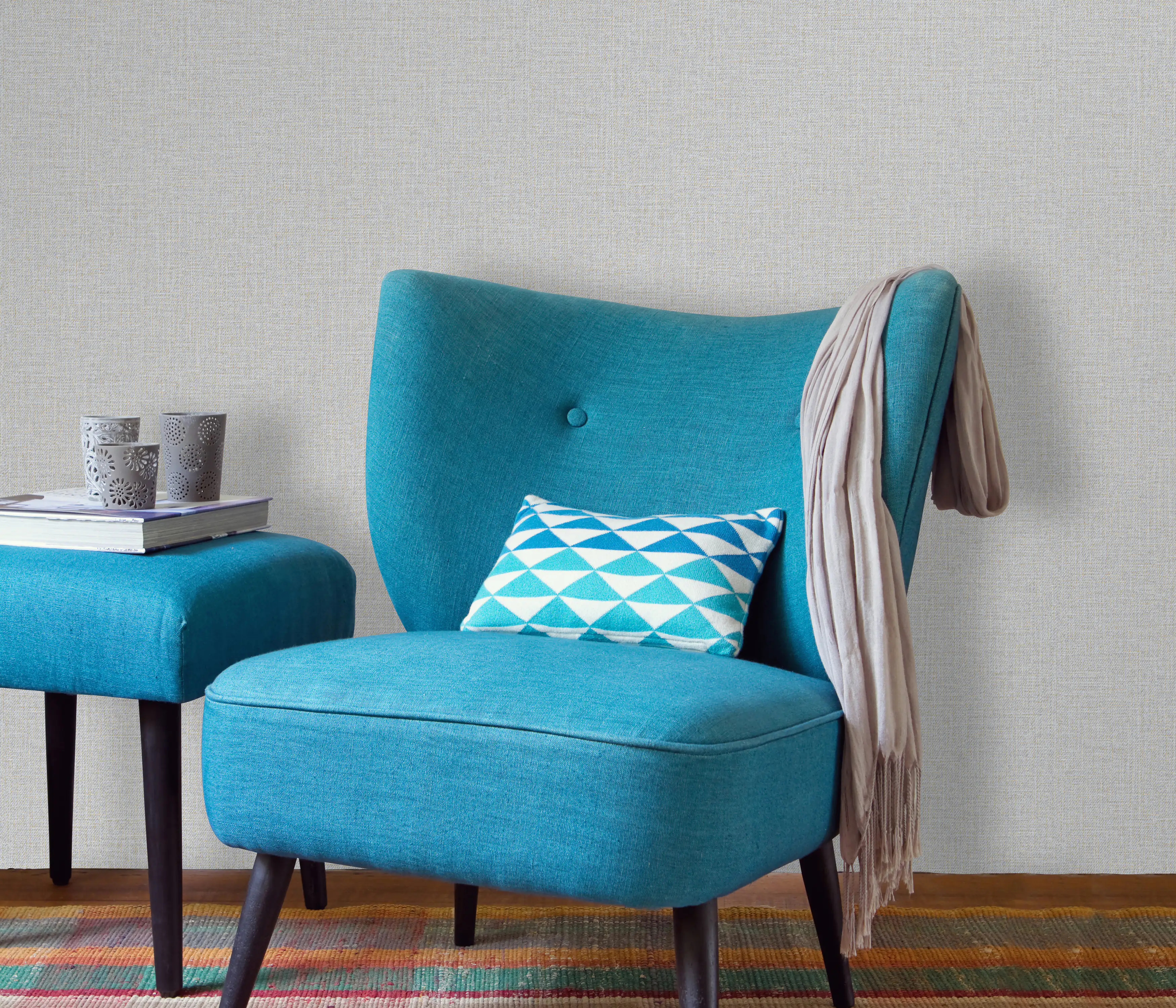 Erismann Vliestapete 5414-31 Hacienda grafisch hellgrau 10,05 x 0,53 m