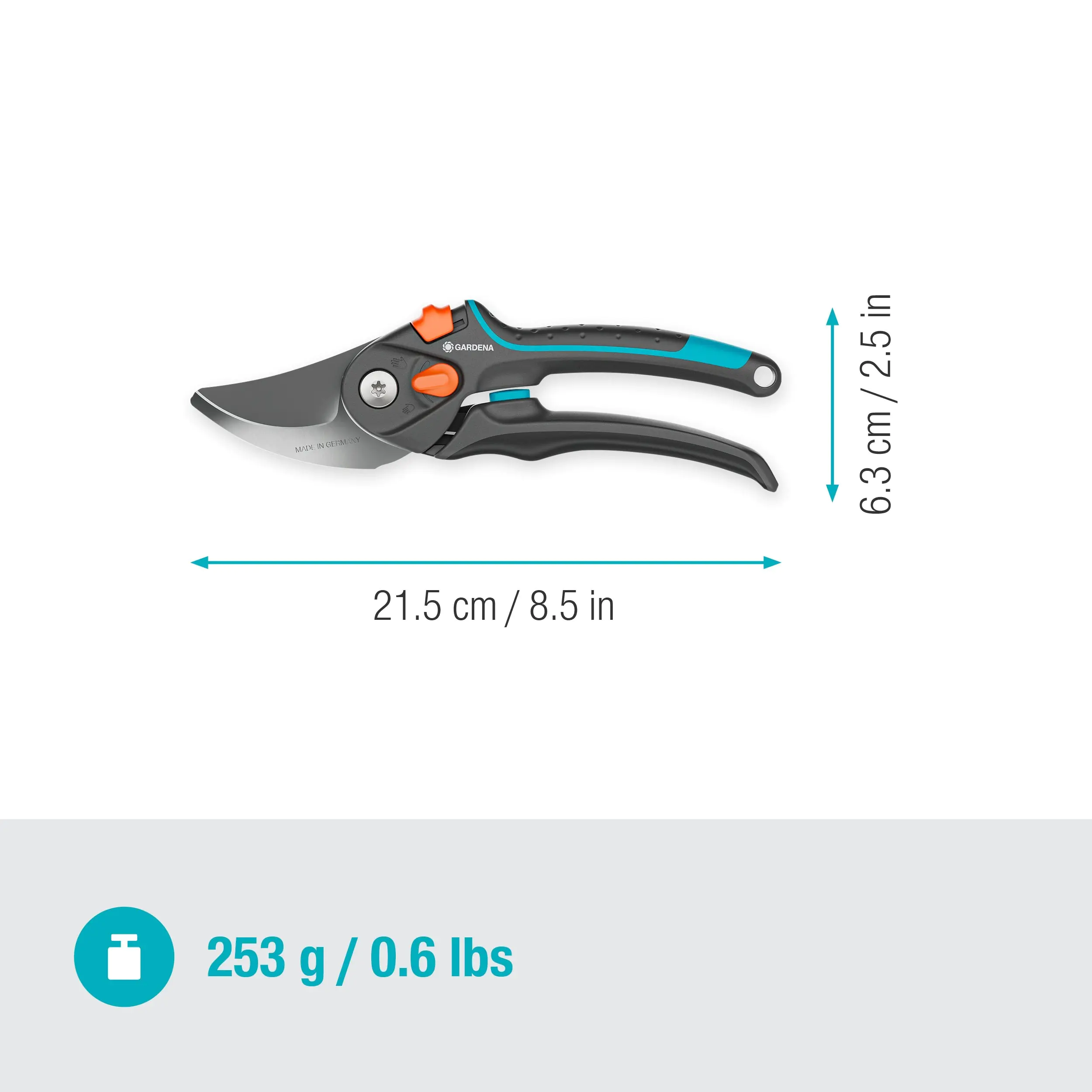 Gardena Gartenschere PremiumCut Pro Flex für grünes Holz