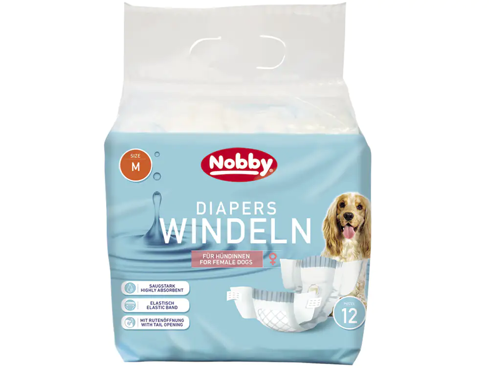 4033766571725 Nobby Hundewindeln Hündinnen Größe M - 12 Stück
