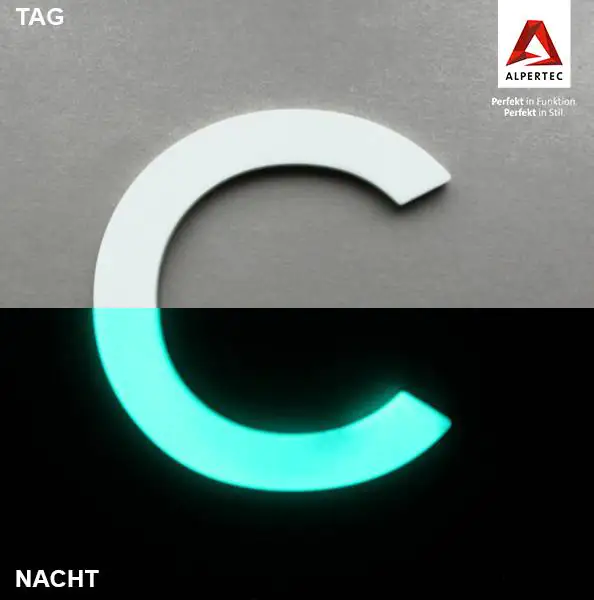 Alpertec Klebebuchstabe "C"