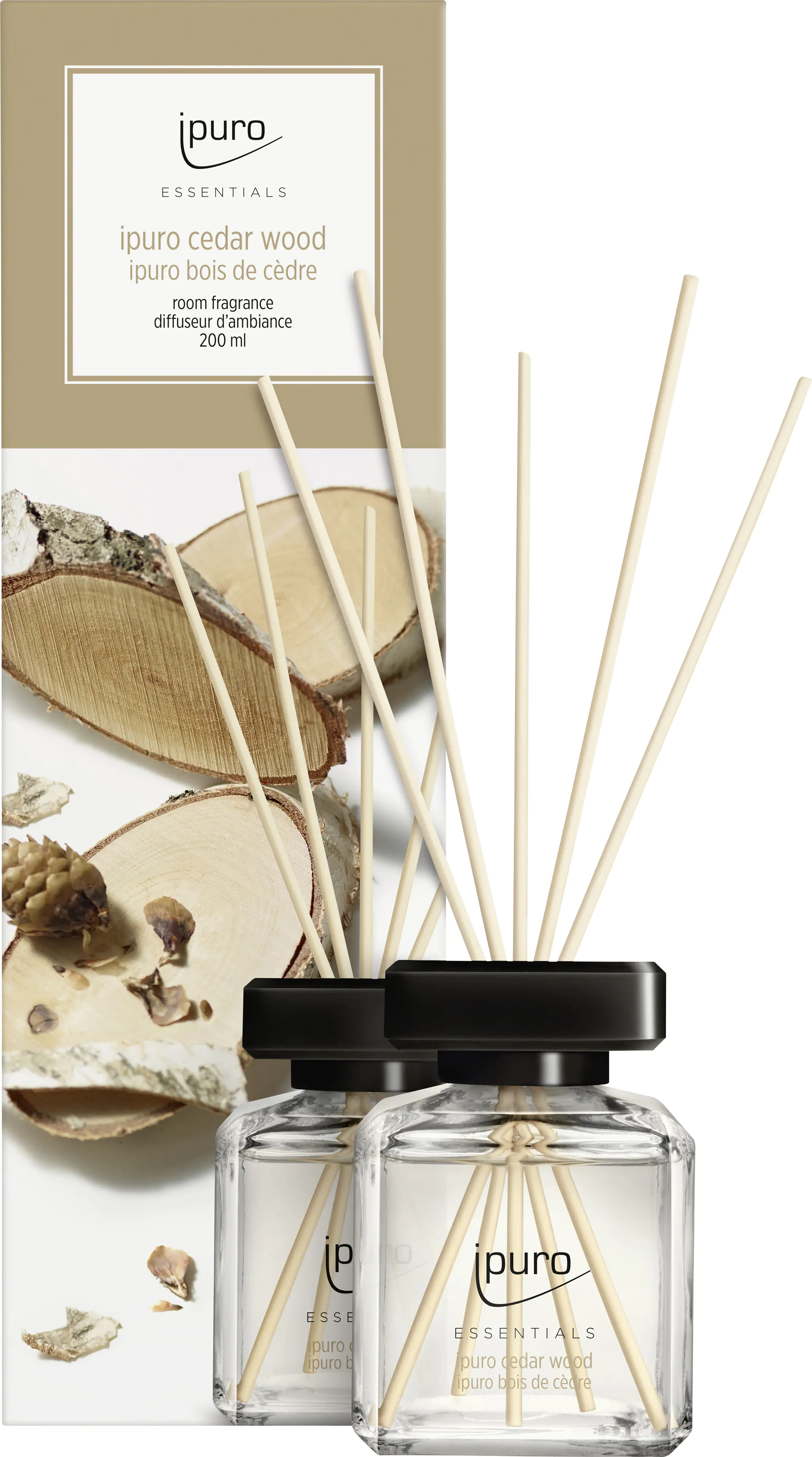 ipuro ESSENTIALS Raumduft Cedar Wood 200 ml