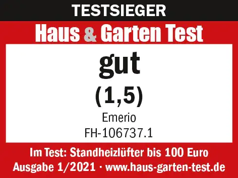 emerio Heizlüfter 2000 Watt, 3 Heizstufen