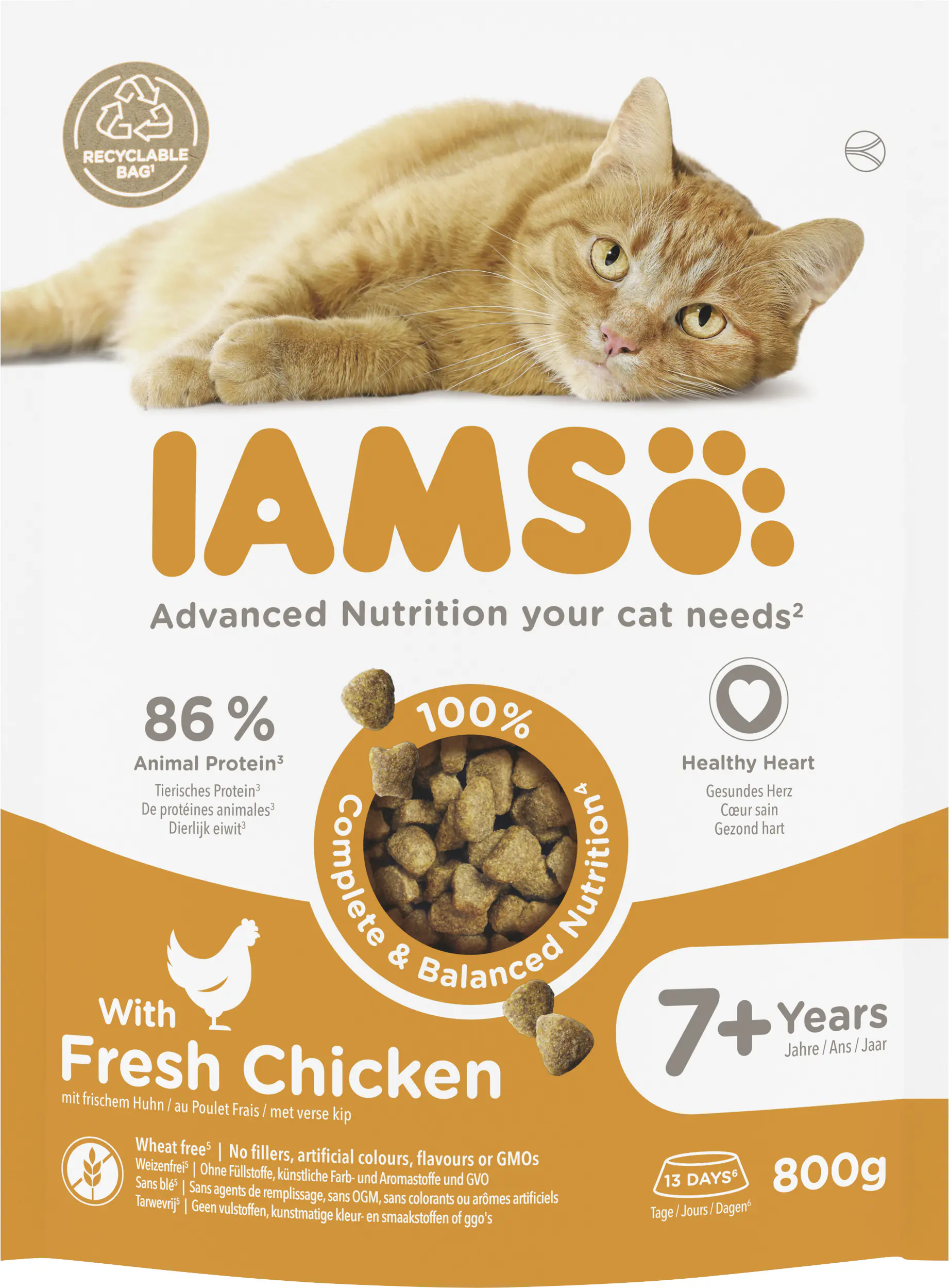 IAMS Vital Katze Senior Huhn 800g 800 g