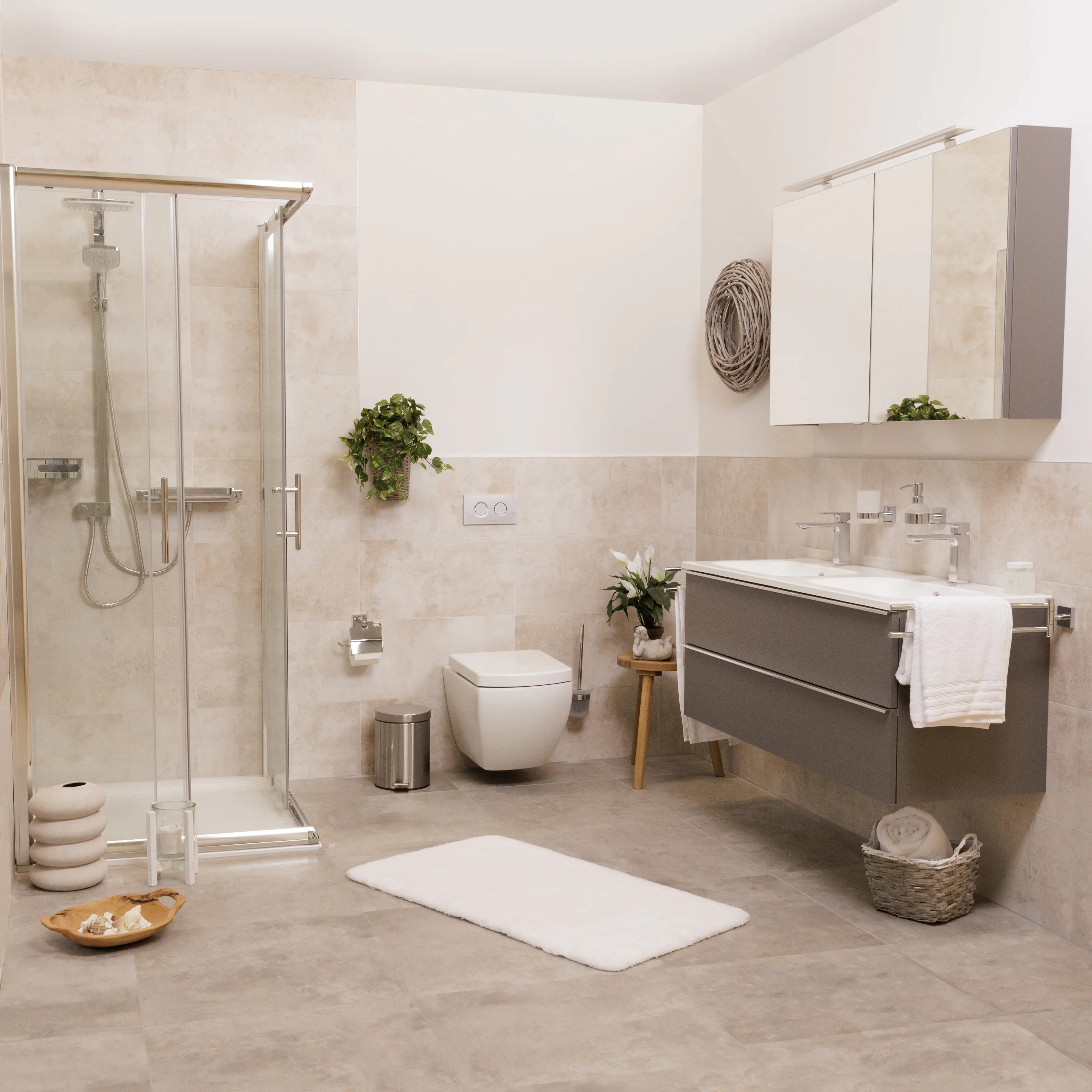 Ottofond Duschwanne Rubi 90 x 90 x 3 cm, weiß Ottofond Duschwanne Rubi 90 x 90 x 3 cm, weiß