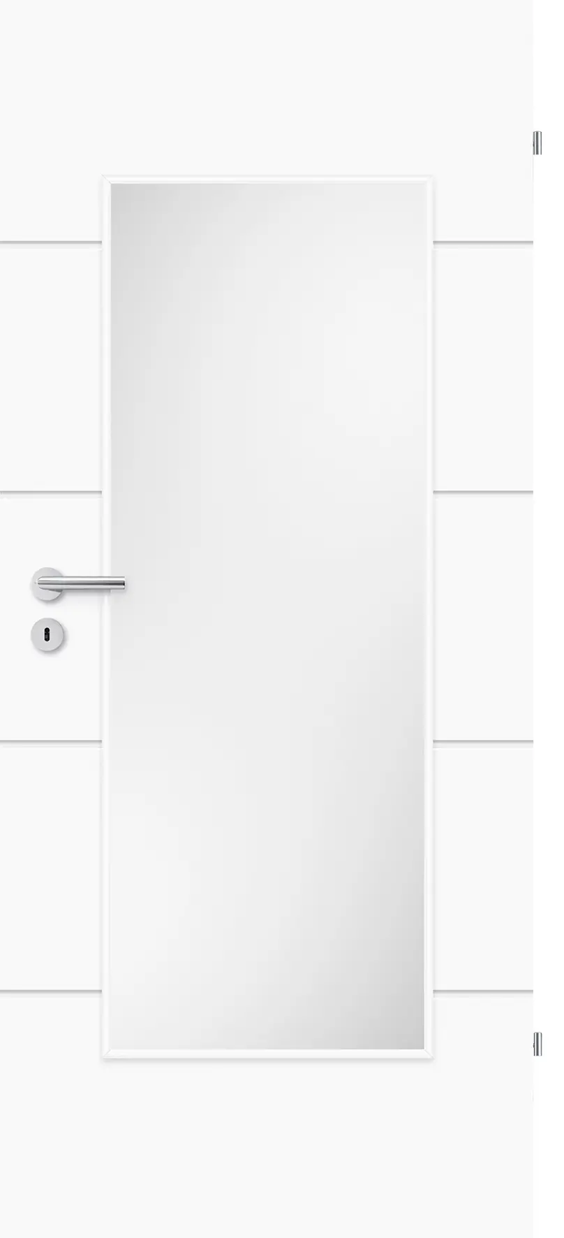 Borne Türblatt Fila 5 Weißlack mit Lichtausschnitt HD Röhrenspan