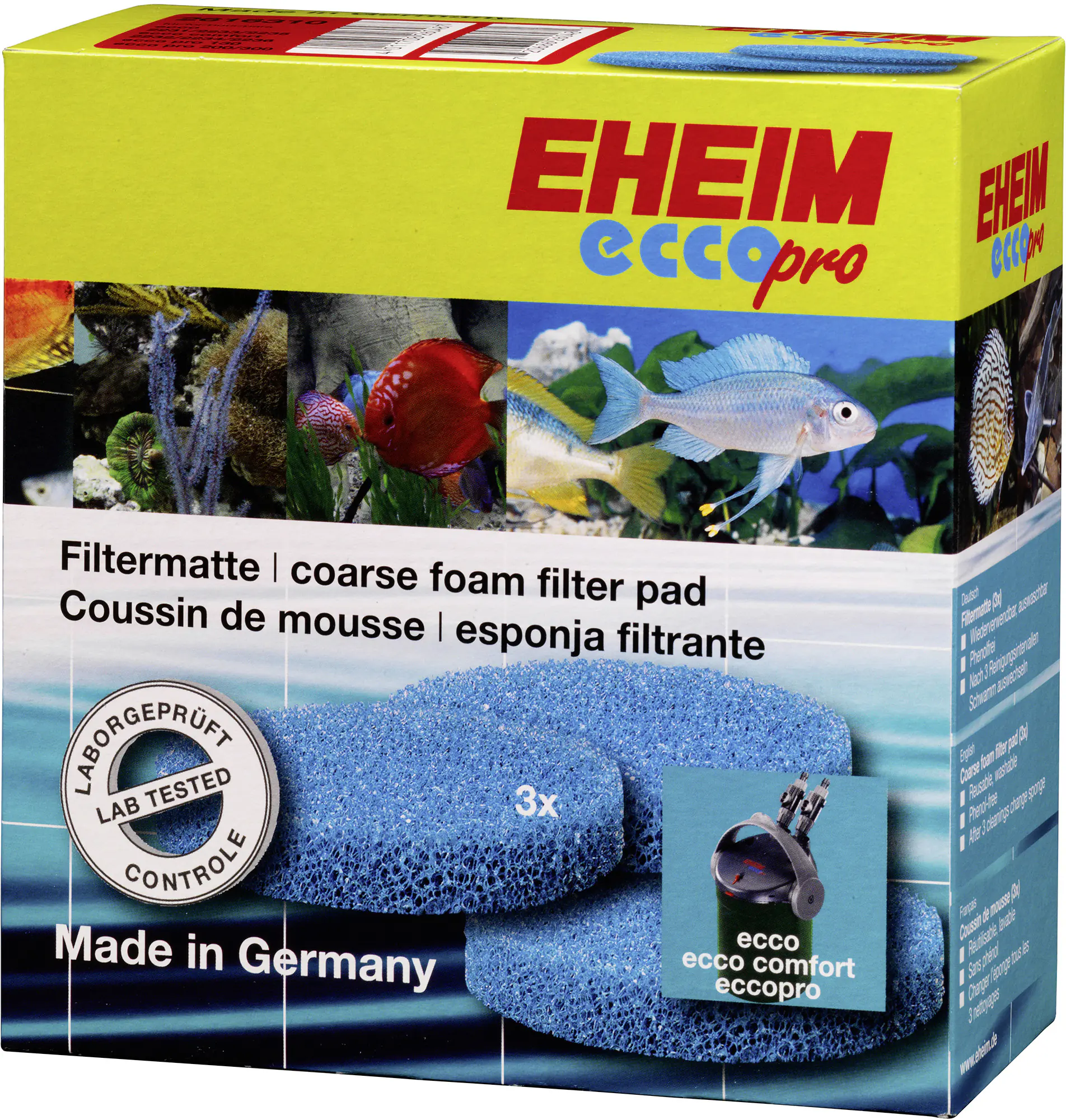 Eheim Filtermatte für Ecco/Ecco Comfort 3 Stück