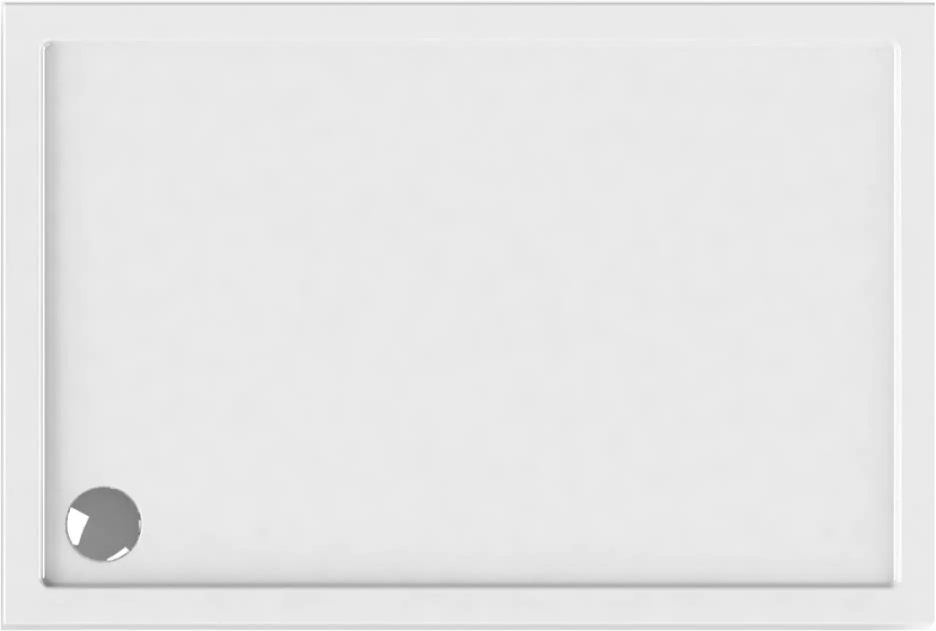 Schulte Duschwanne Sanitär-Acryl 80 x 120 cm alpinweiß
