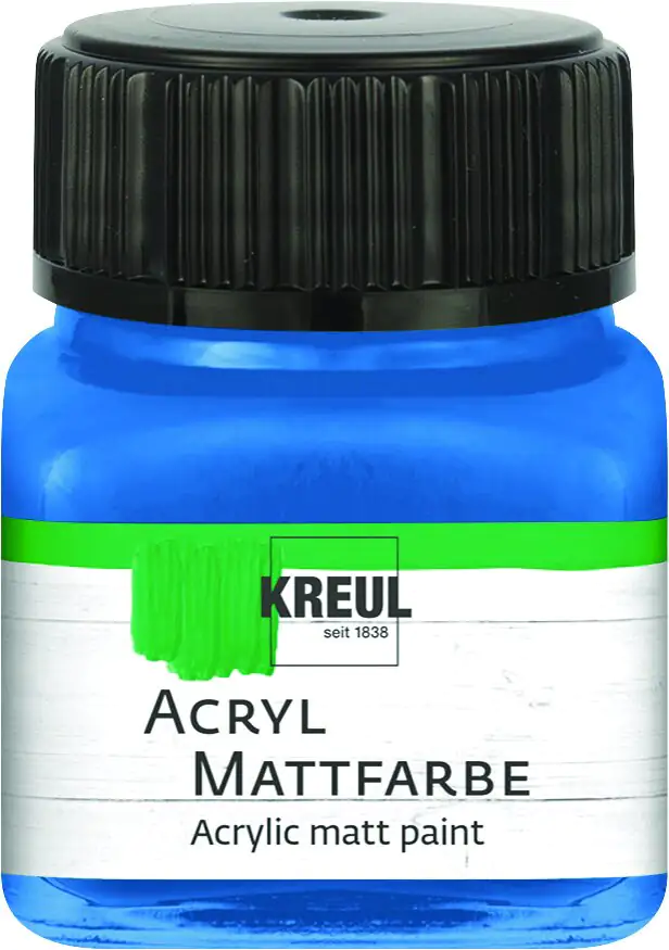 Kreul Acryl Mattfarbe enzianblau 20 ml