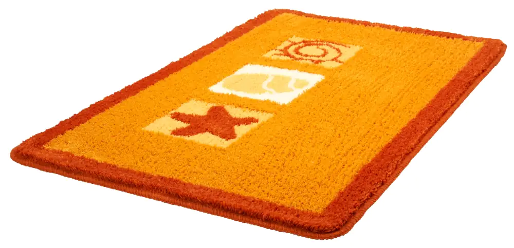 Kleine Wolke Badteppich Beach rost, 60 x 100 cm