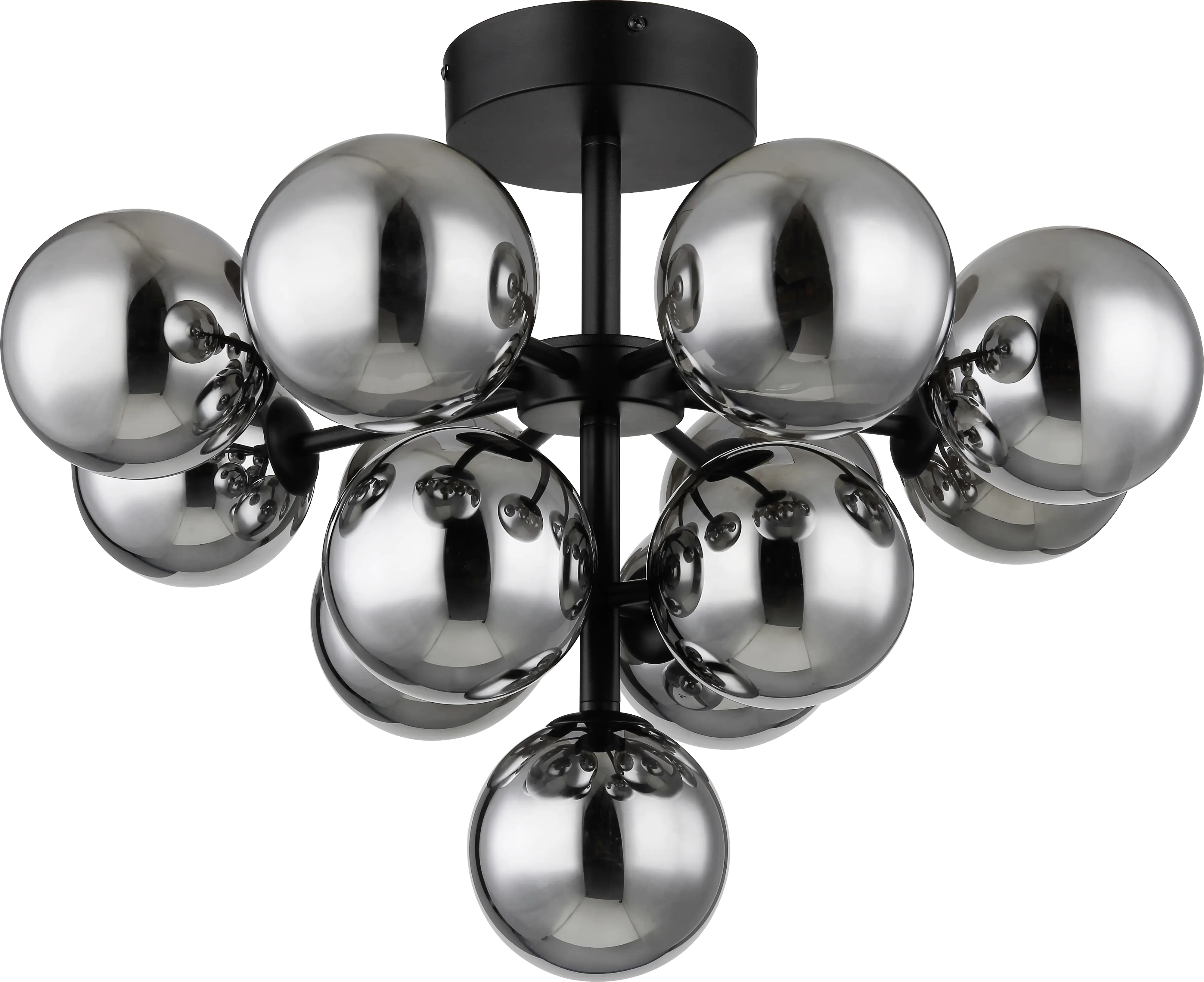 Globo Deckenleuchte GRAPPY rauchfarben