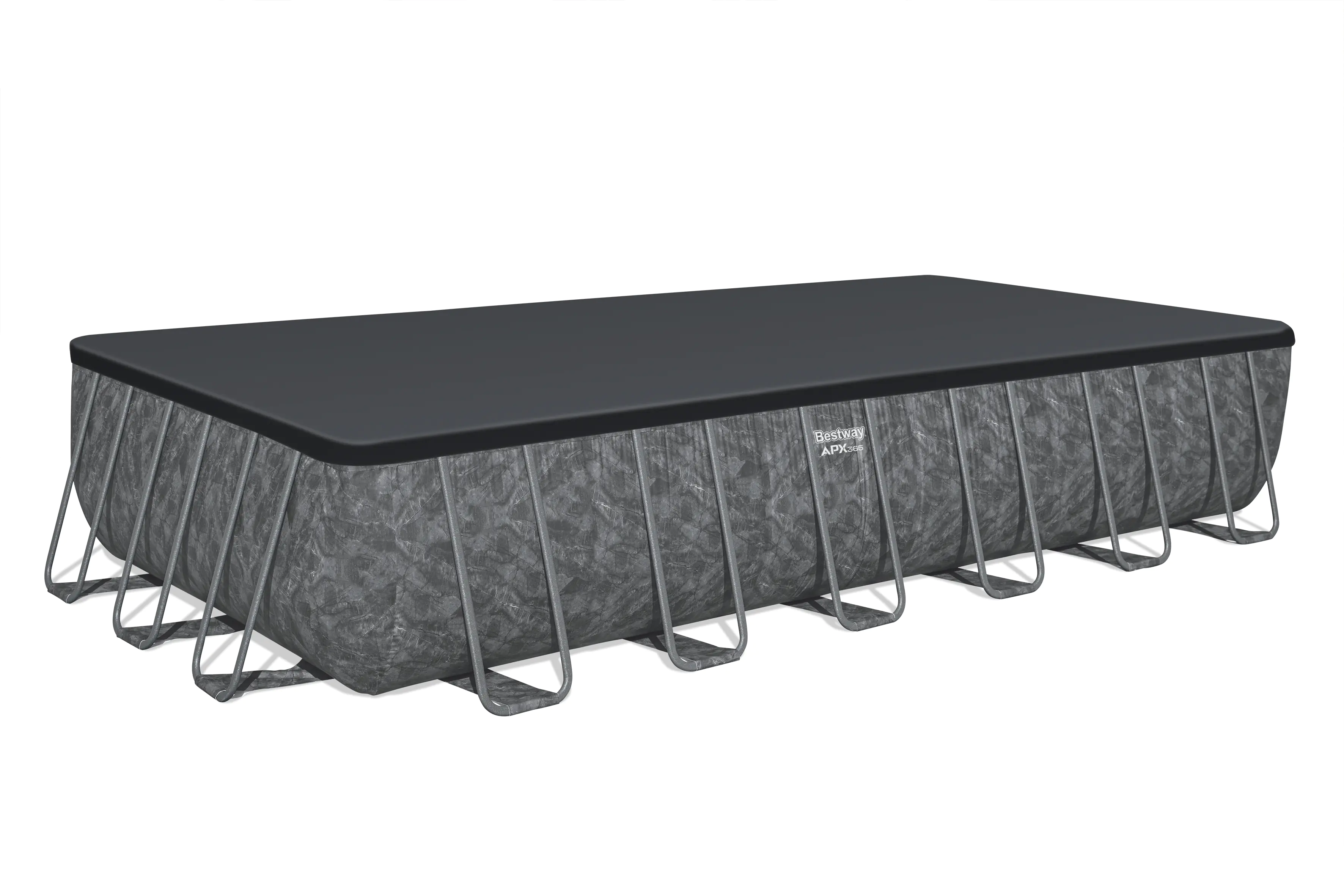 Bestway Winterfestes Frame Pool APX365 Komplett-Set mit Sandfilteranlage 732 x 366 x 132 cm marmor-optik eckig Bestway Winterfestes Frame Pool APX365 Komplett-Set mit Sandfilteranlage 732 x 366 x 132 cm marmor-optik eckig
