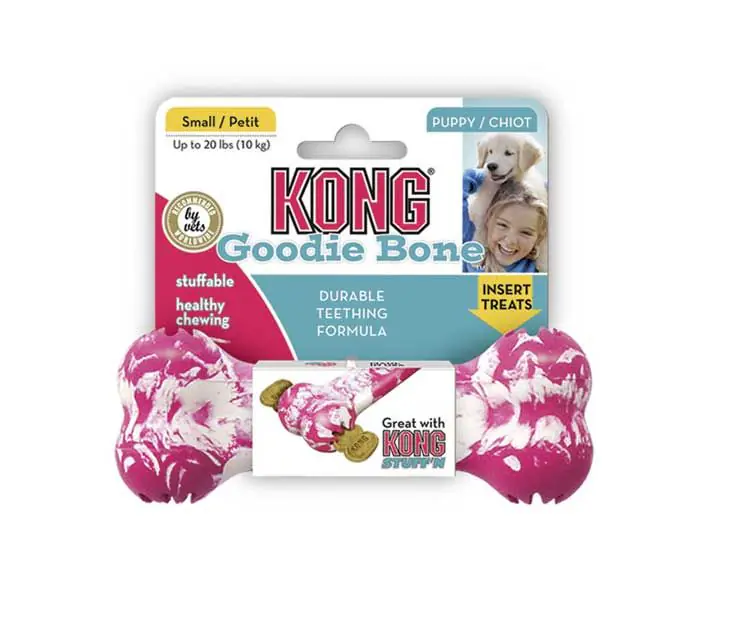 Kong Hundespielzeug Puppy Goodie Bone 13 cm farblich sortiert