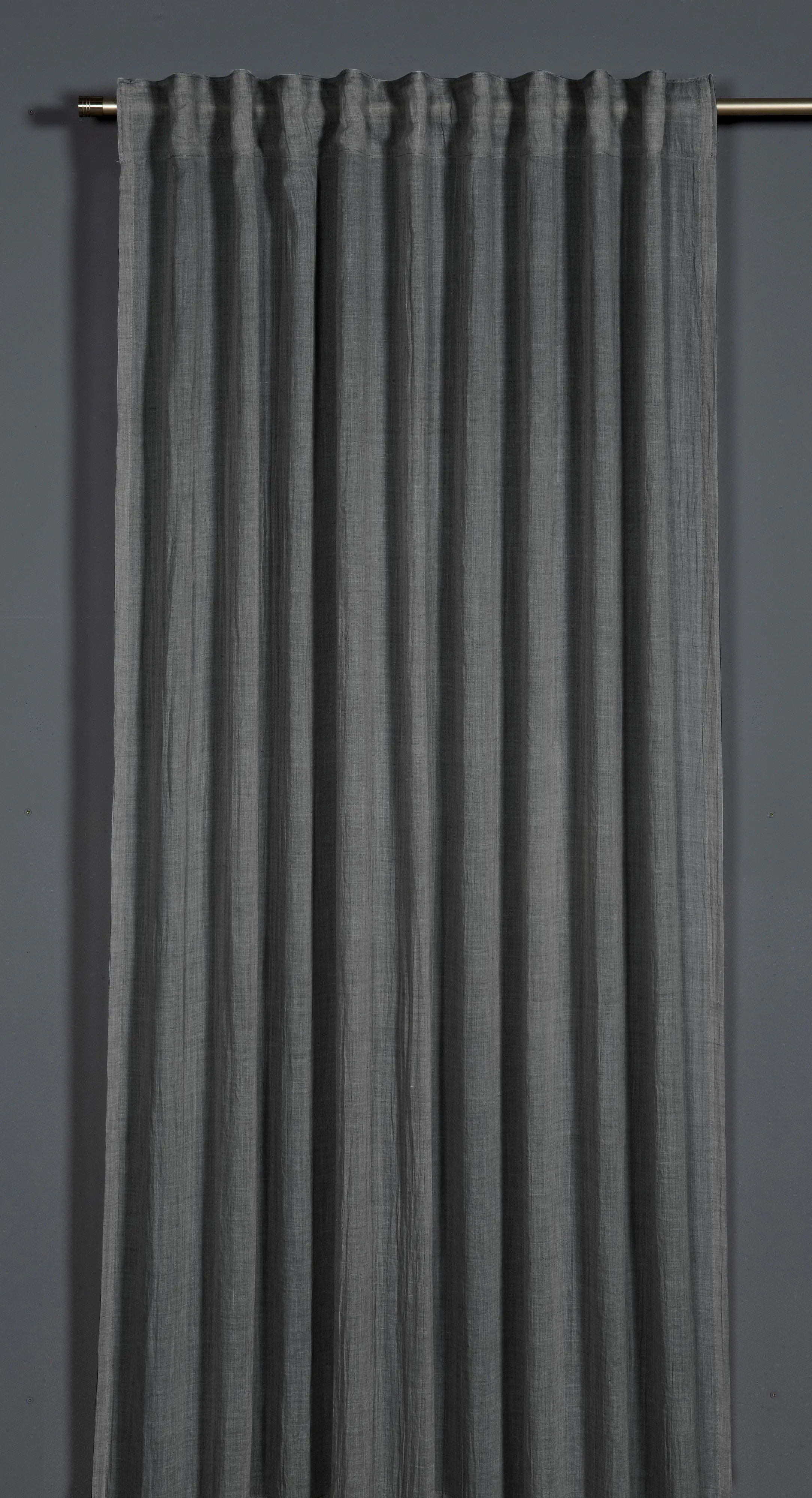 Sehlbach Fertigschal mit Gardinenband Struktur 135 x 245 cm anthrazit 