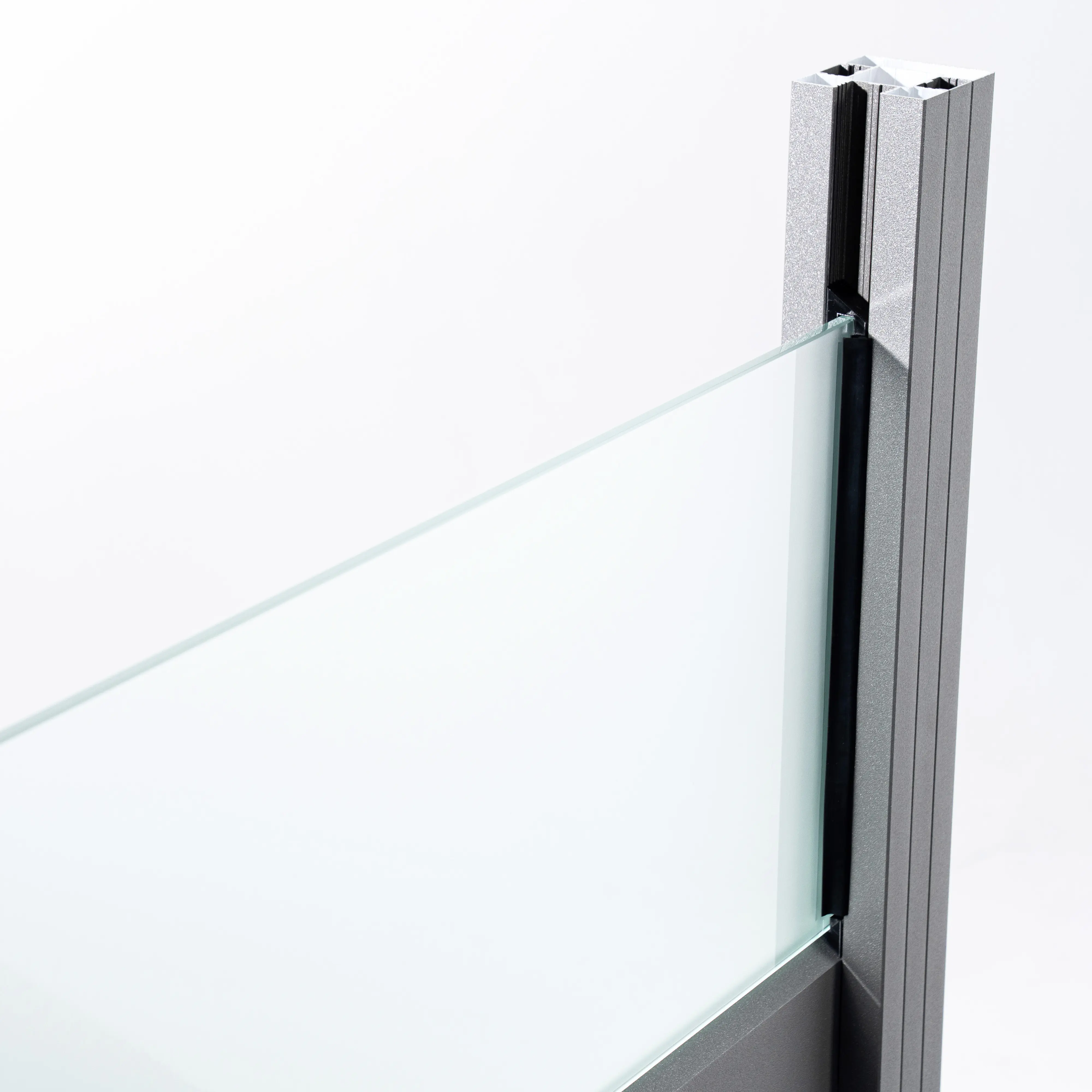 Ambiente Alu-Zaun Grundset Rhombus MINI 187 x 184,2 cm grau 