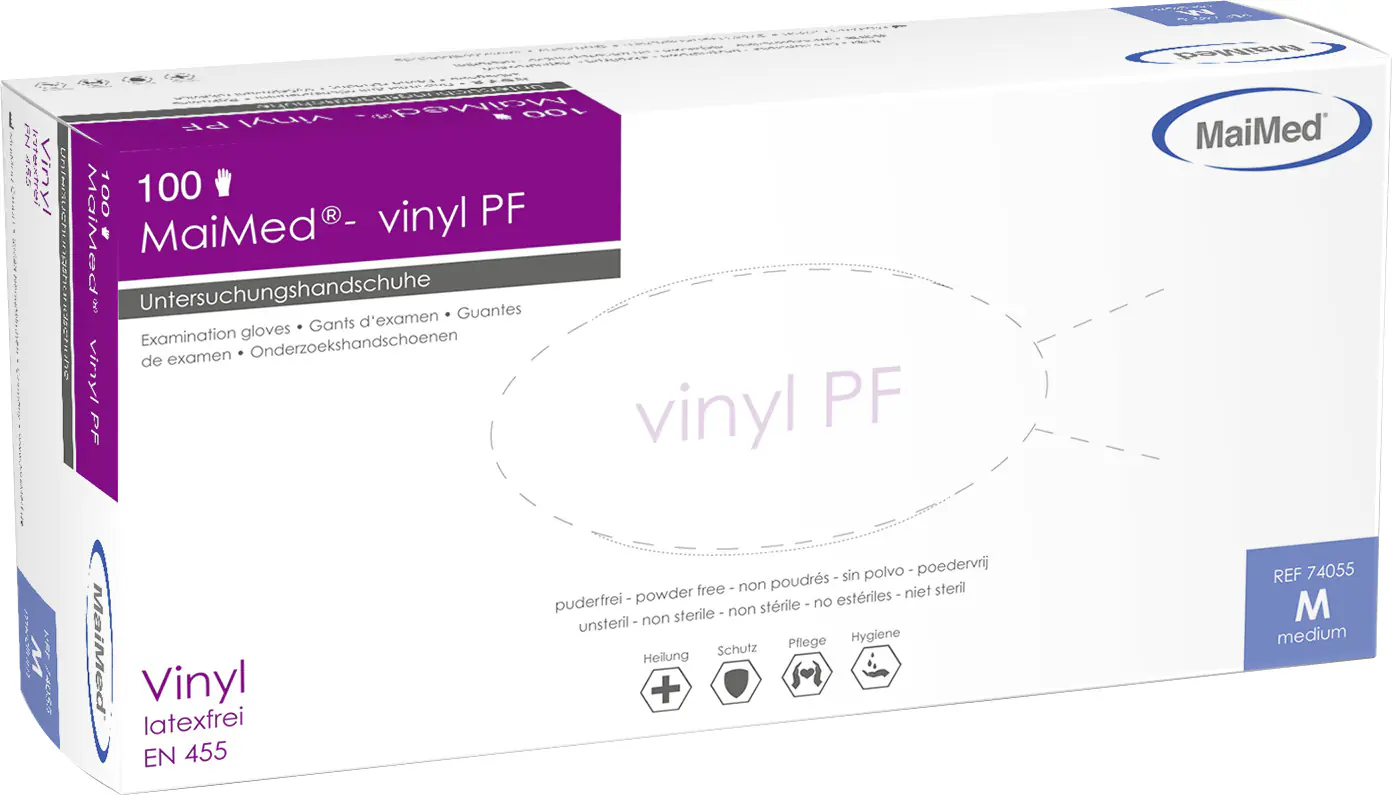 MaiMed Einmalhandschuhe Vinyl Größe M